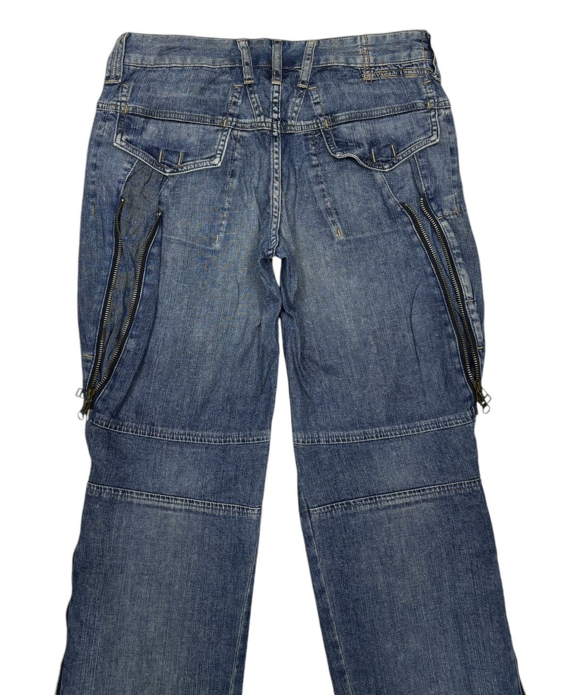 Marithe + Francois Girbaud 🔥MFG ZIPPER BONDAGE JEANS PPFM PUNK STYLE Size US 30 / EU 46 - 5 Thumbnail