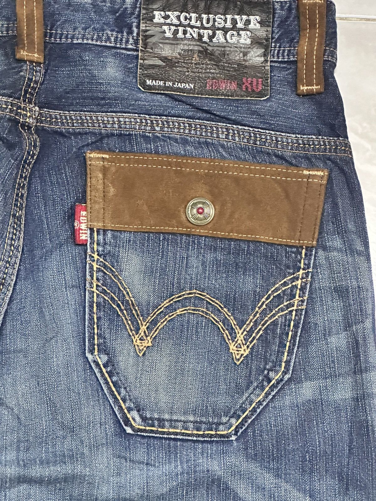 Edwin Edwin Exclusive Vintage Baggy Loose Style With Faded Wash Size US 36 / EU 52 - 9 Thumbnail