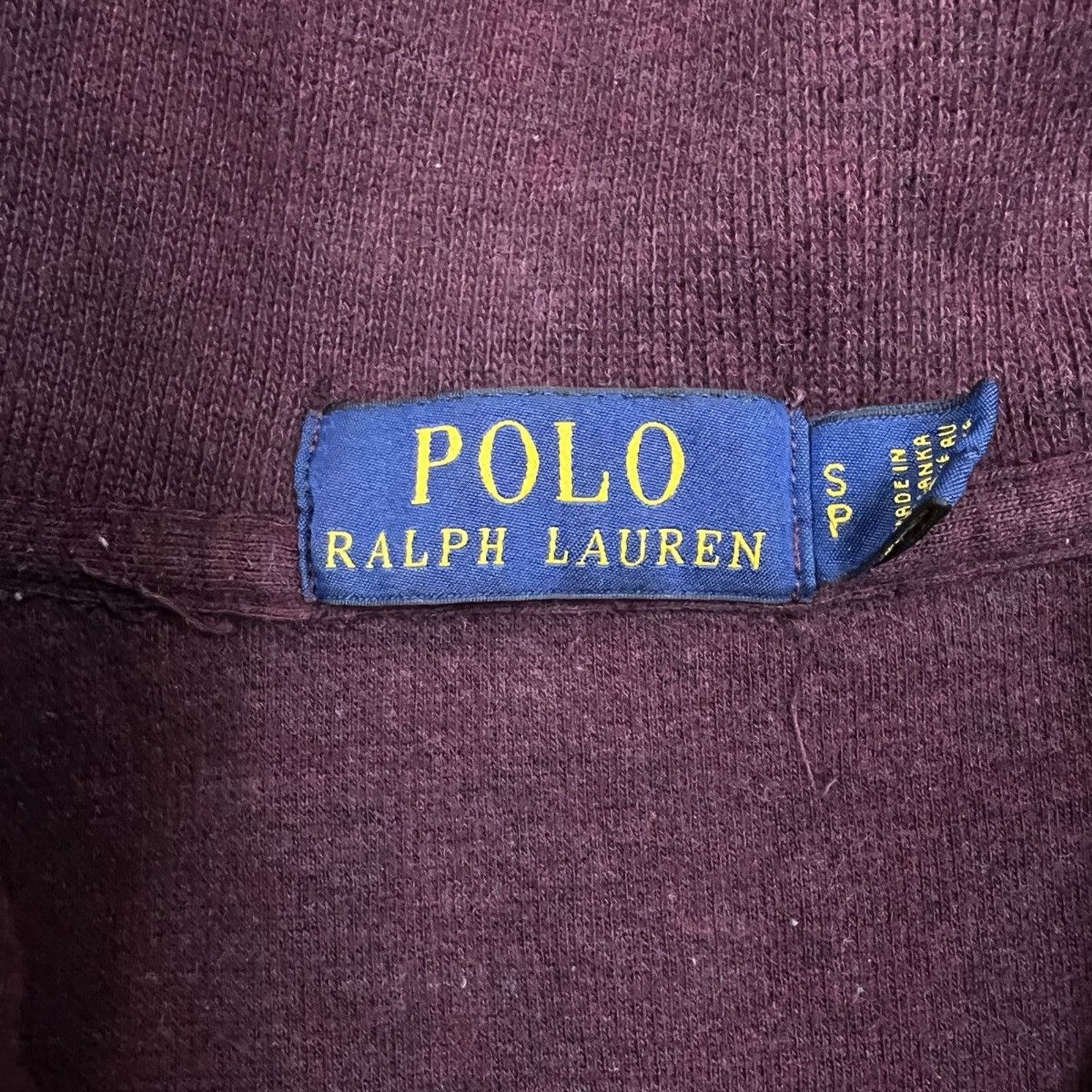 Polo Ralph Lauren × Vintage Polo Ralph Lauren Sweatshirt Small Pony 1/4 Zip Pullover Size US S / EU 44-46 / 1 - 4 Thumbnail