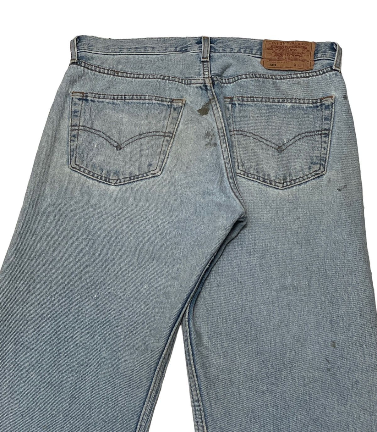 Levi's Vintage Brand Levi’s Made In Usa Patchwork Jeans 1990s Size US 30 / EU 46 - 7 Thumbnail