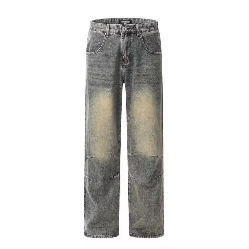 Designer × Japanese Brand Faded washed and distressed baggy jeans Size US 32 / EU 48 - 2 Thumbnail