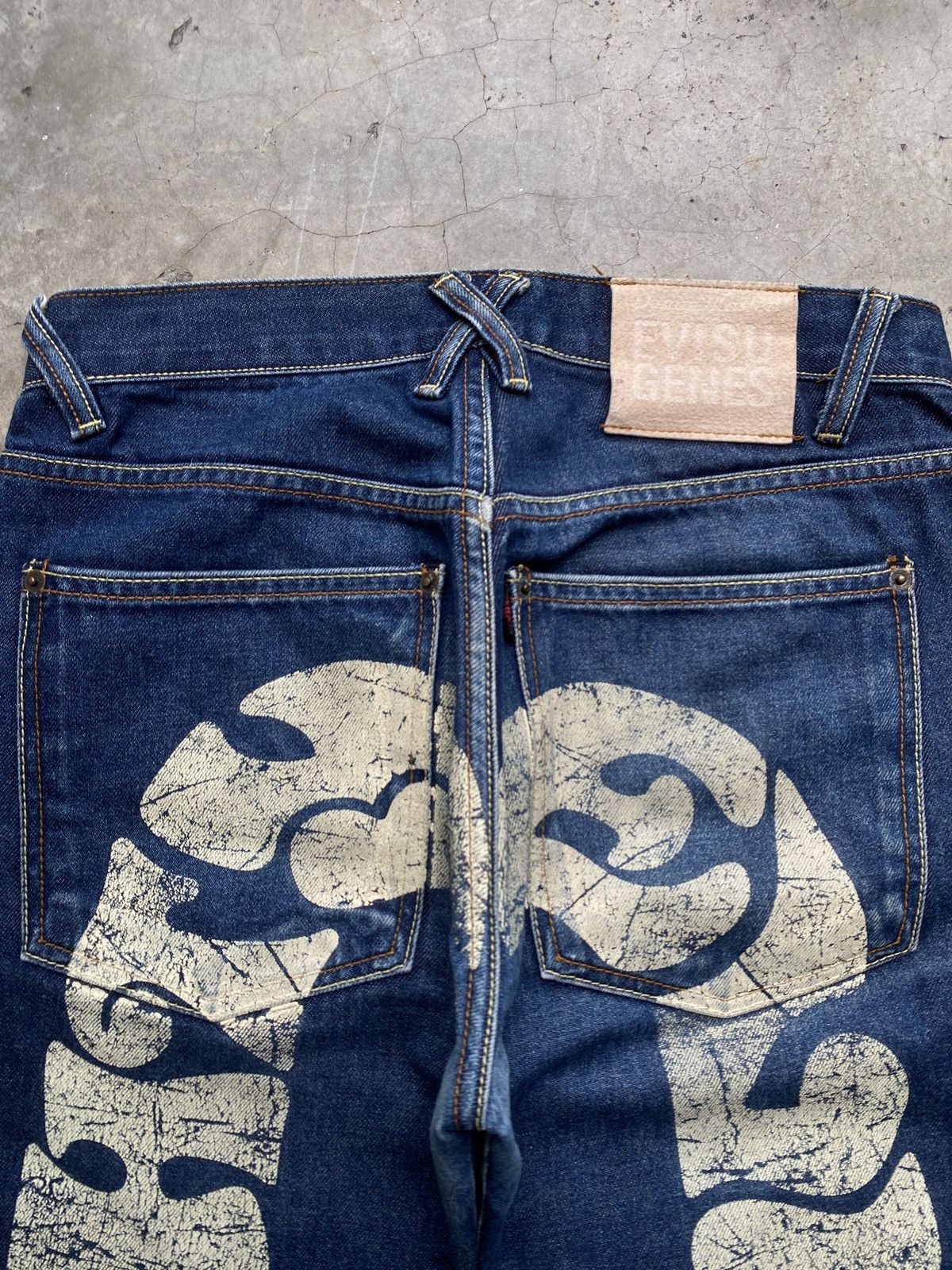 Japanese Brand × Vintage FLARE🔥 japanese brand mighty evisu daicock jeans Size US 30 / EU 46 - 4 Thumbnail