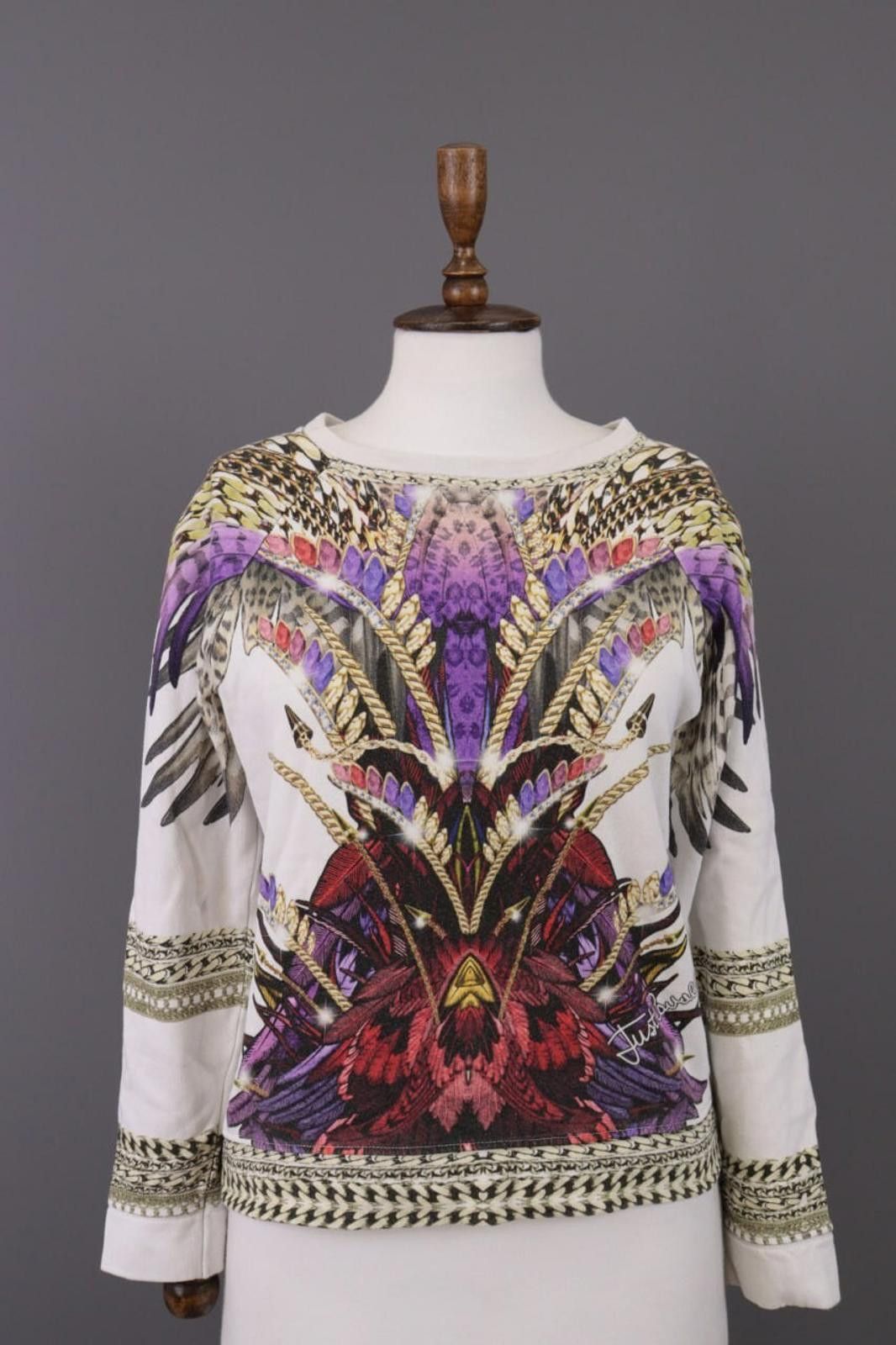 Just Cavalli Just Cavalli Multicolor Lagenlook Sweater Size 40 / M Size M / US 6-8 / IT 42-44 - 1 Thumbnail