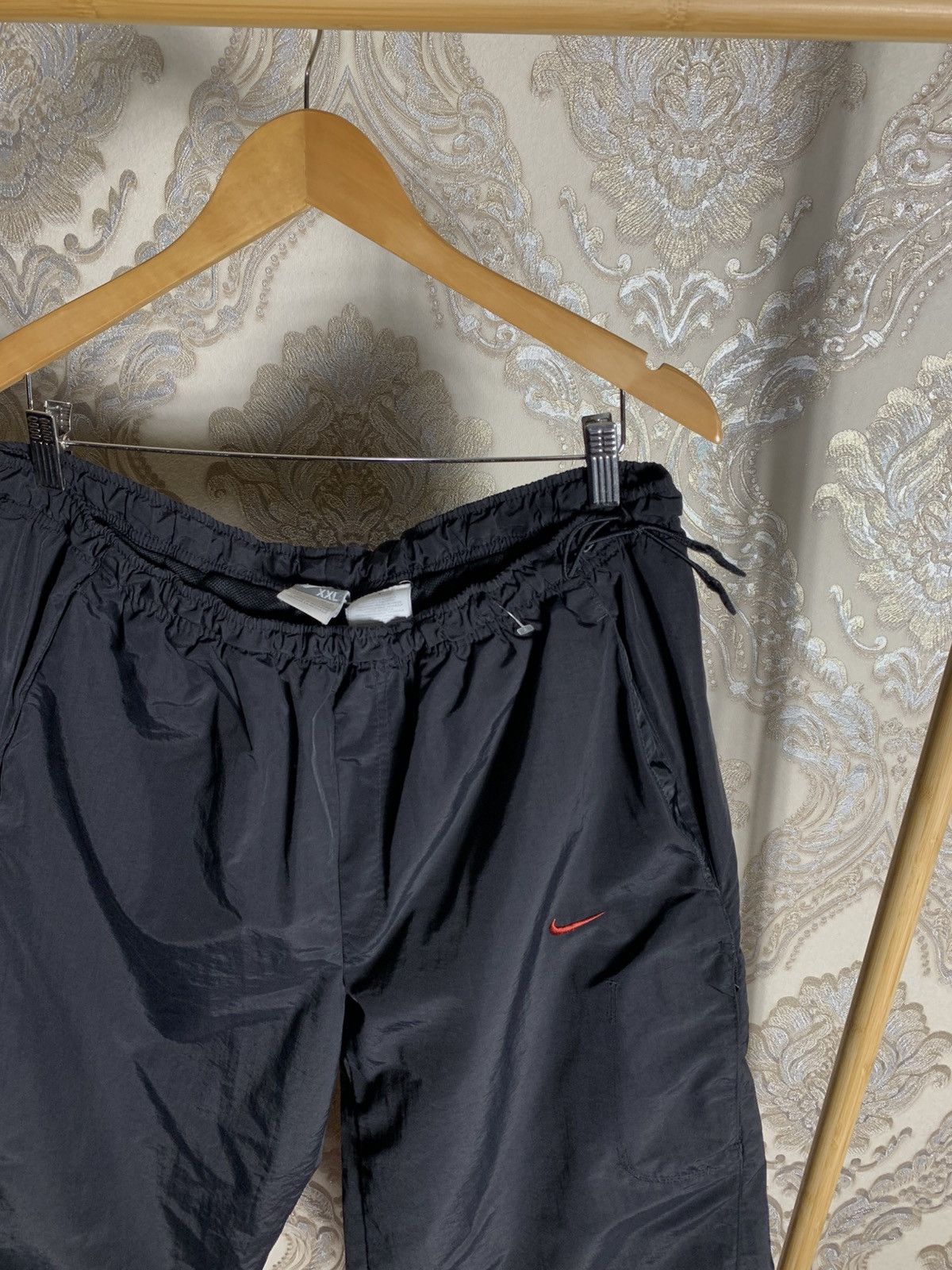 Nike VINTAGE NIKE SWOOSH DRILL PANTS JAPAN STYLE RETRO Y2K 90s Size US 38 / EU 54 - 2 Thumbnail