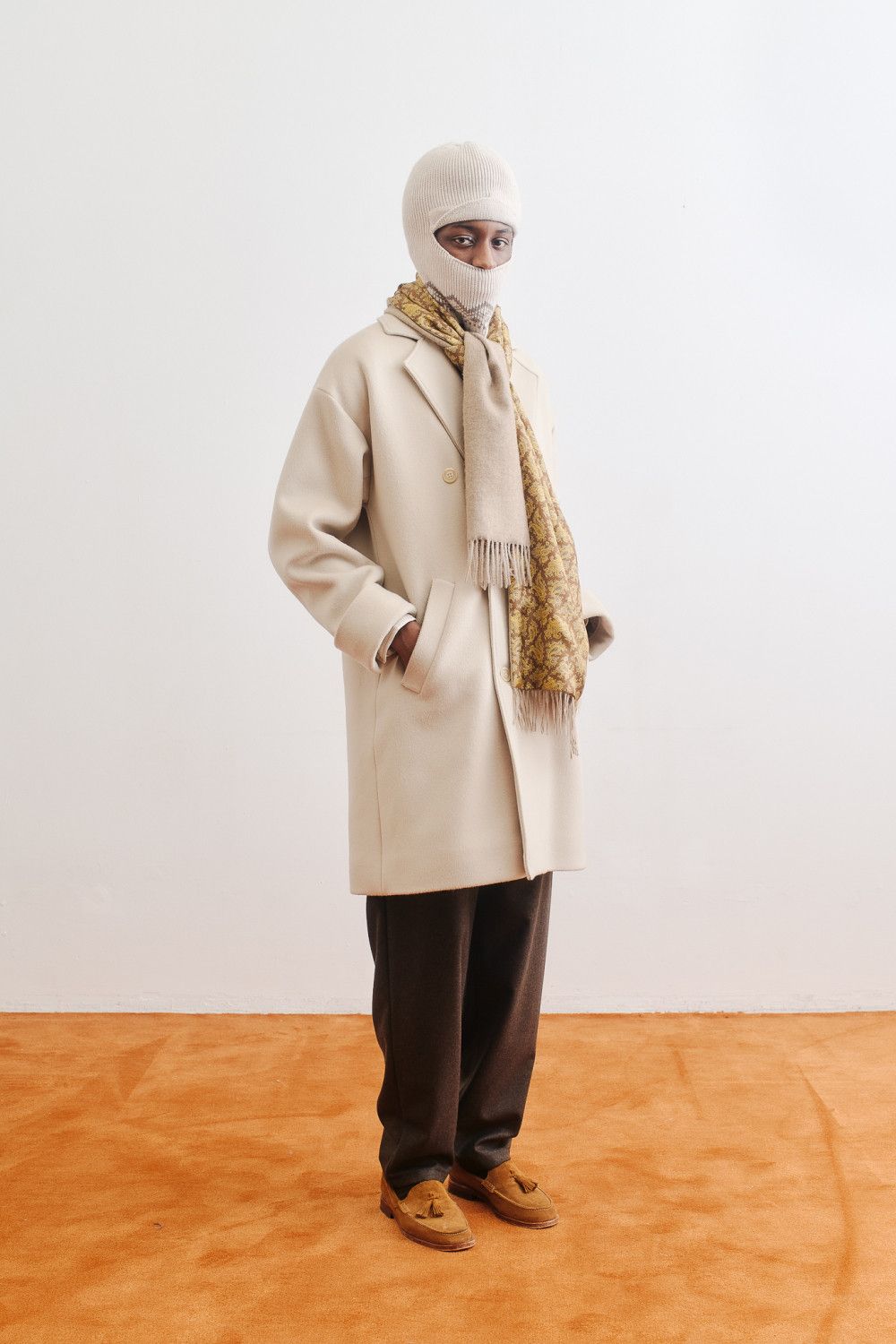 A Kind Of Guise 💚 AW23 A Kind Of Guise Exclusive Balaclava Ecru Size ONE SIZE - 2 Thumbnail