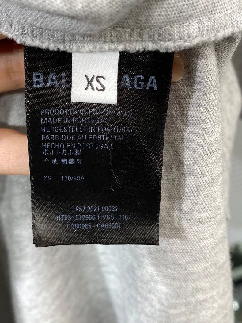 Balenciaga Balenciaga Letter logo grey short sleeves 2502-Nextarrow Size US XS / EU 42 / 0 - 4 Thumbnail