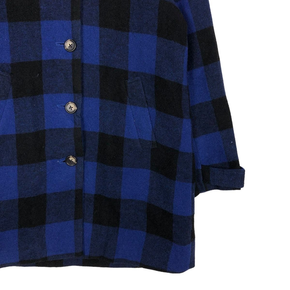 Beams Plus 🔥VINTAGE WOOL BIKER JACKET BEAMS HEART TARTAN DESIGN Size US S / EU 44-46 / 1 - 5 Thumbnail