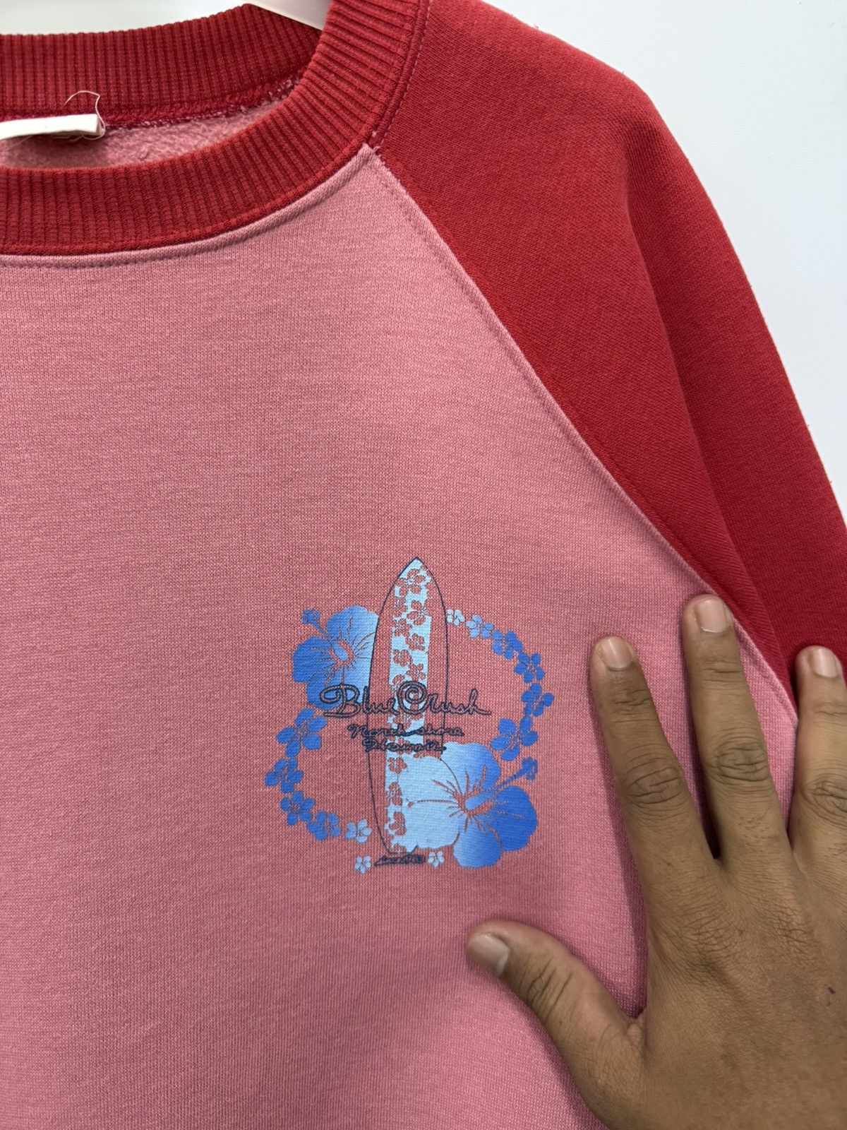 Sun Surf 🔥 Surf 🔥 Blue Crush Hawaii Roundneck Raglen Sleeve Sweat - L Size US M / EU 48-50 / 2 - 5 Thumbnail