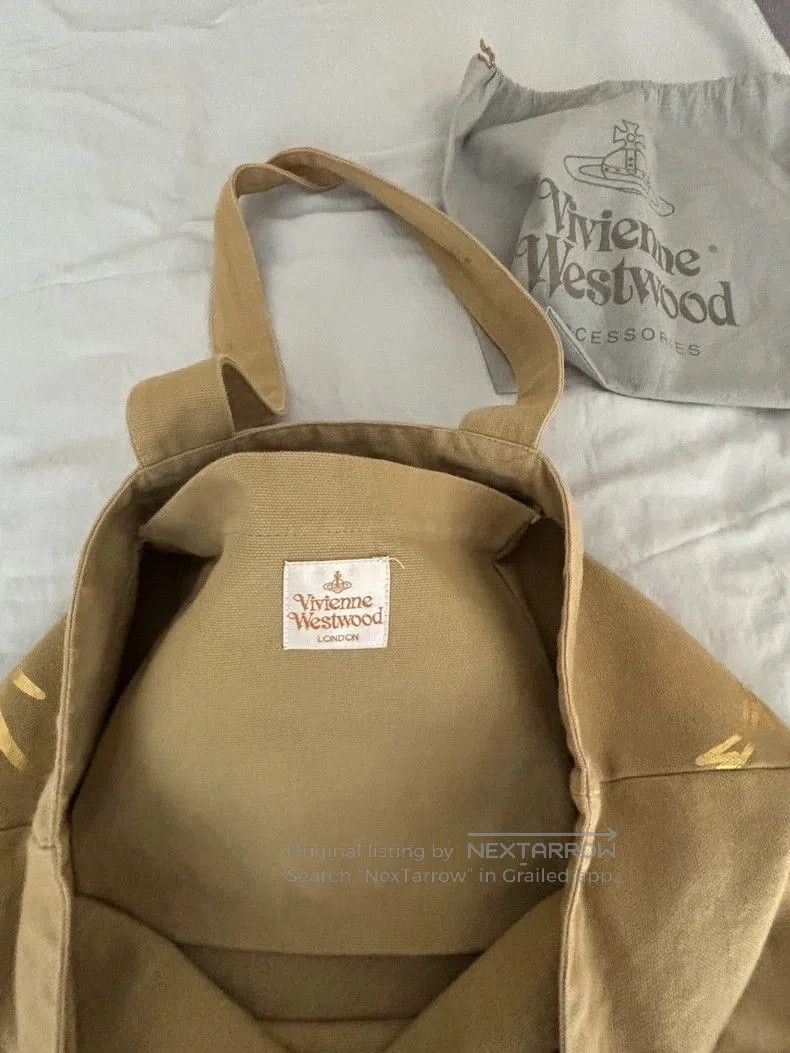 Vivienne Westwood Vivienne Westwood Canvas Tote Bag. Size ONE SIZE - 4 Thumbnail