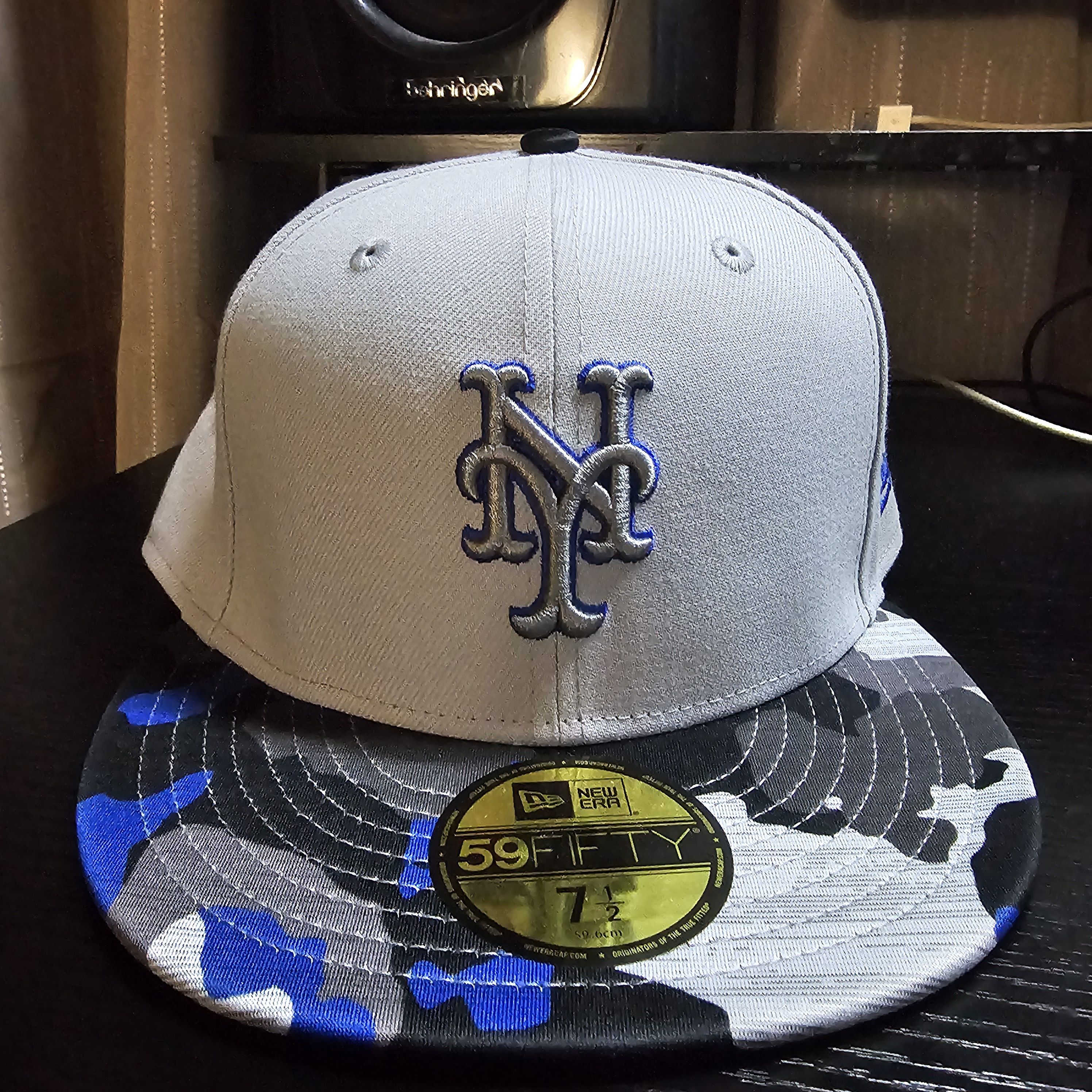 New Era Mets Blue Camo Brim Size ONE SIZE - 1 Thumbnail