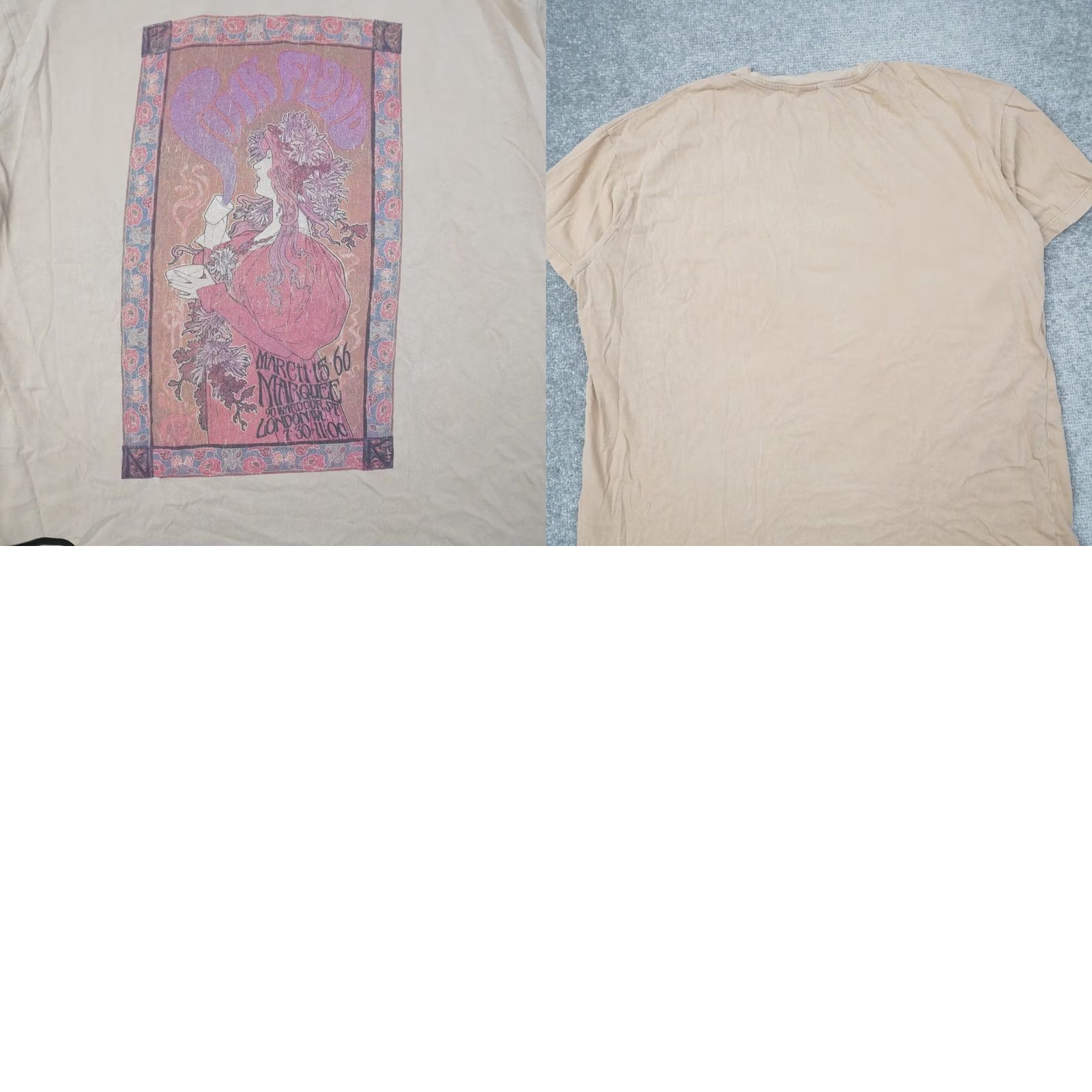 Vintage Pink Floyd Mens Medium Brown Short Sleeve T-Shirt Music Band Size US M / EU 48-50 / 2 - 8 Thumbnail