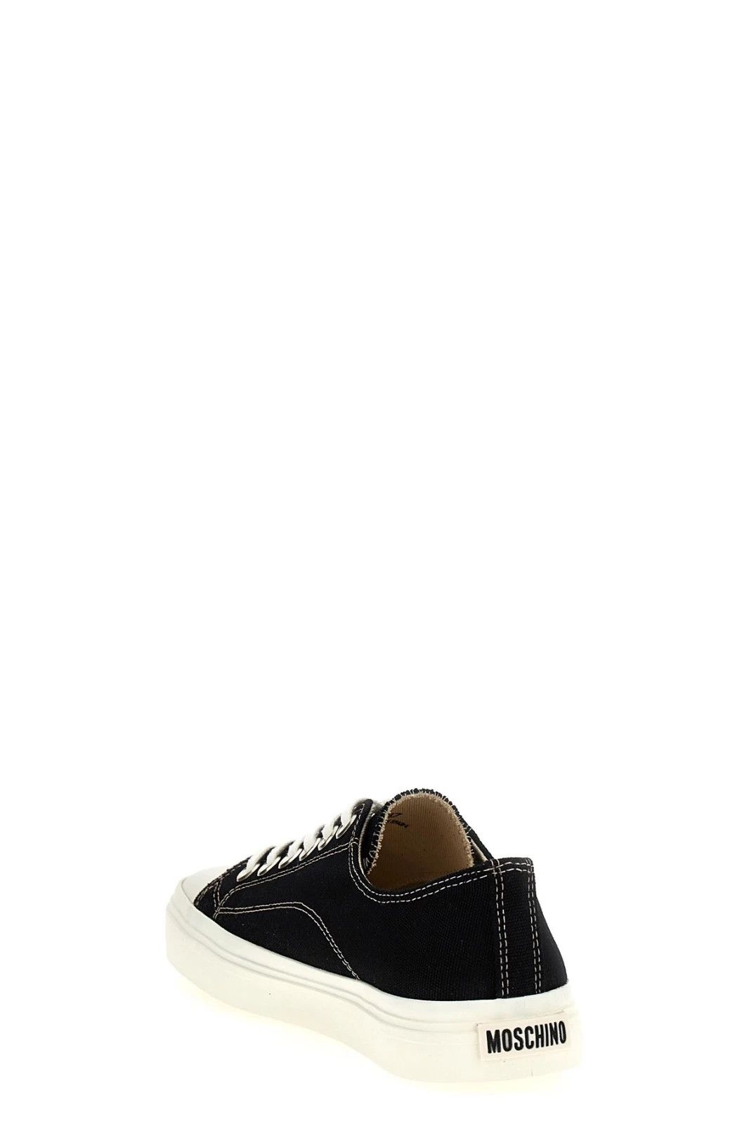 MSCHF MOSCHINO Canvas Black/White Sneakers New & Authentic Size US 5 / IT 35 - 3 Thumbnail