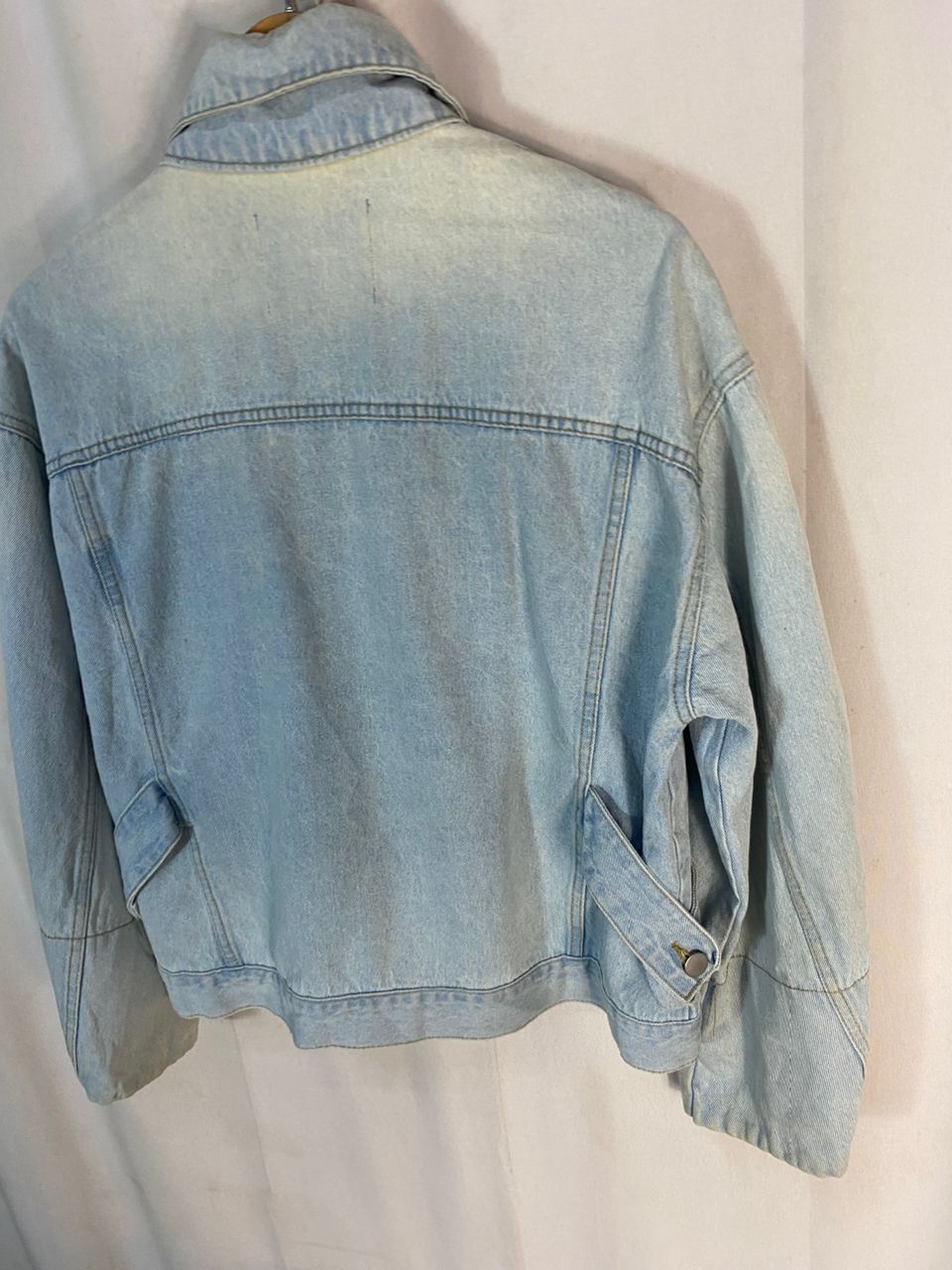 Japanese Brand Unisex🔥Cecil mc bee baggy sleeve denim jacket Size M / US 6-8 / IT 42-44 - 13 Thumbnail