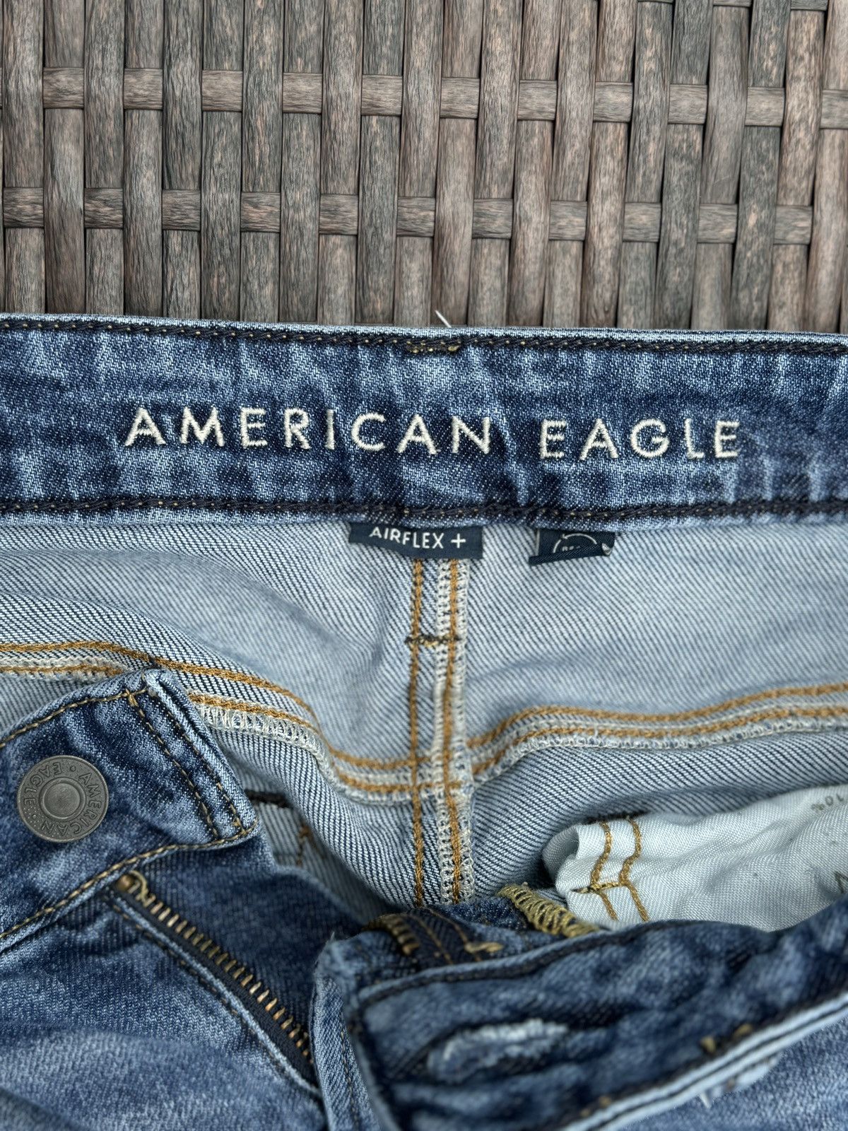 American Eagle Outfitters American eagle blue air flex+ jeans Size US 28 / EU 44 - 3 Thumbnail