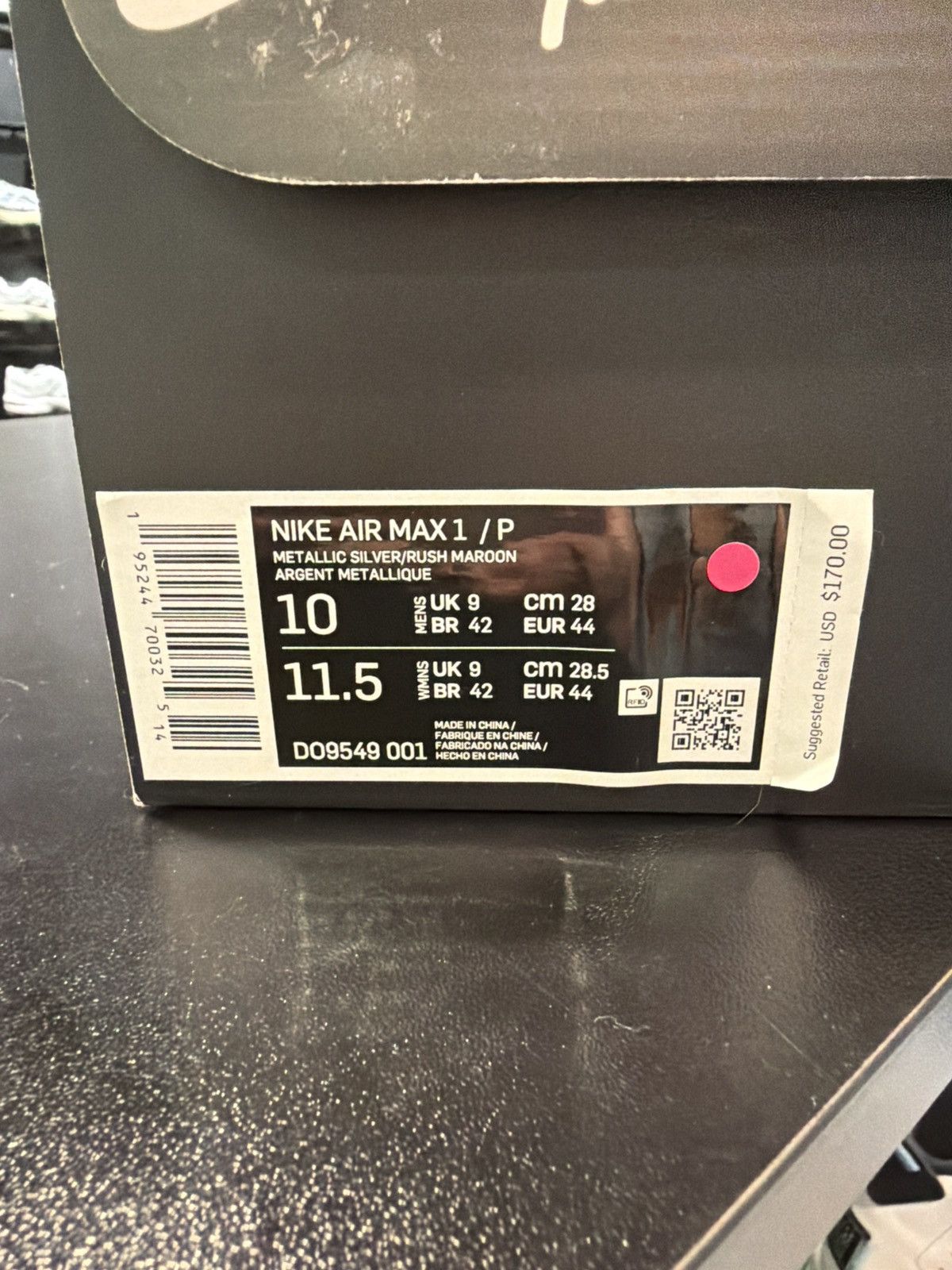 Nike Nike Air Max Patta Waves Rush Maroon Size-10 Brand New Size US 10 / EU 43 - 8 Thumbnail