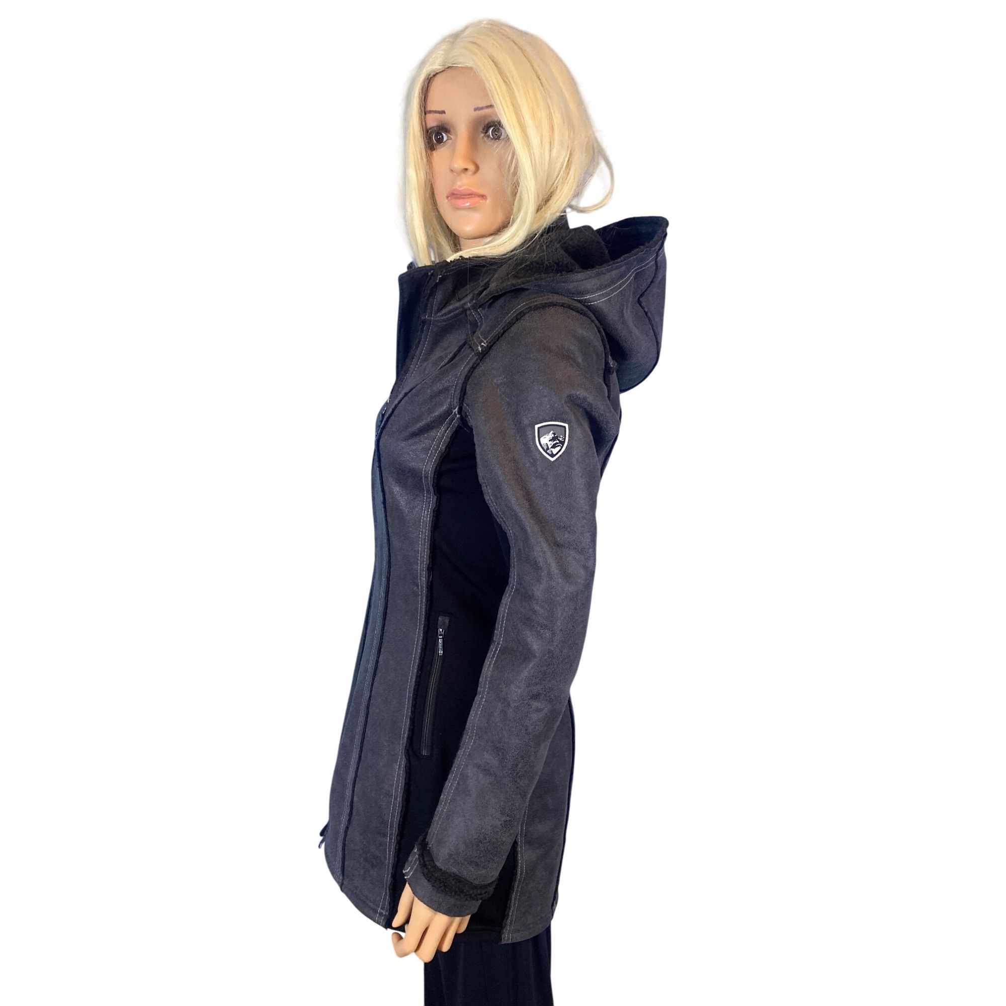 Kuhl NWT KUHL Women's XS Dani Sherpa Trench Jacket MSRP$349 Black Size XS / US 0-2 / IT 36-38 - 3 Thumbnail