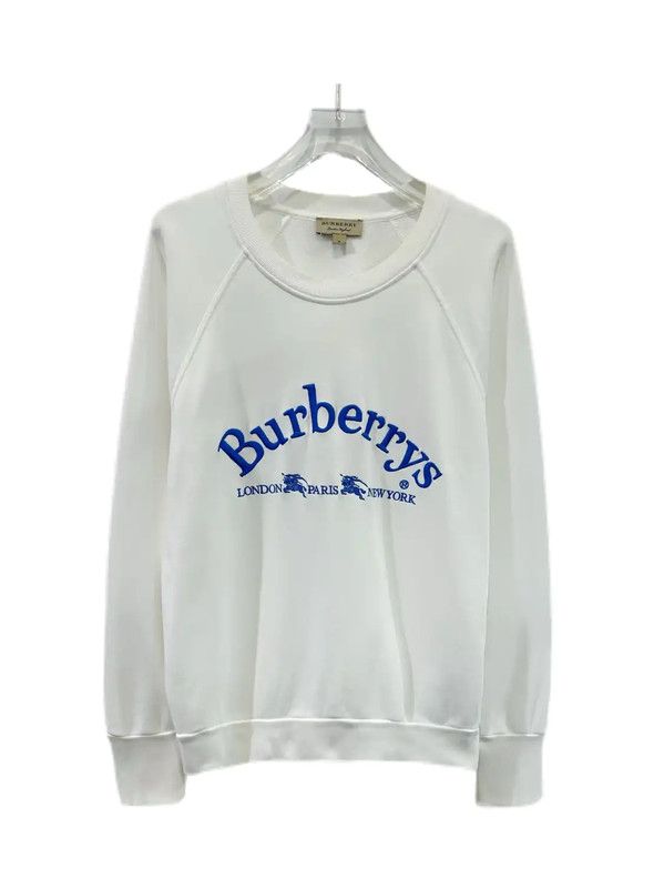 Burberry Burberry Women's Casual White Cotton Sweatshirt Size M / US 6-8 / IT 42-44 - 1 Thumbnail