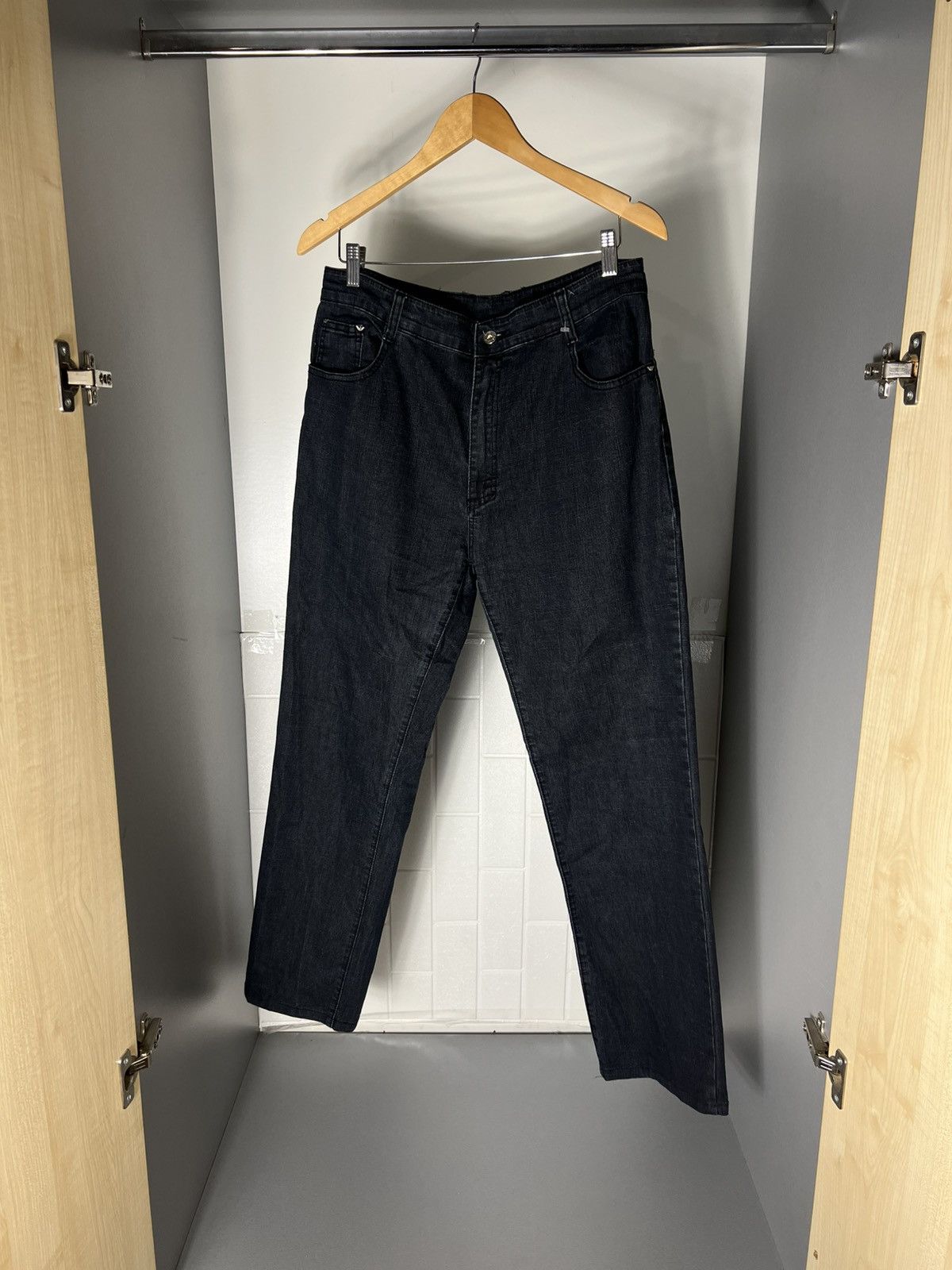 Emporio Armani VINTAGE EMPORIO ARMANI JEANS ITALIAN DESIGNER CASUAL Y2K 90s Size US 38 / EU 54 - 8 Thumbnail