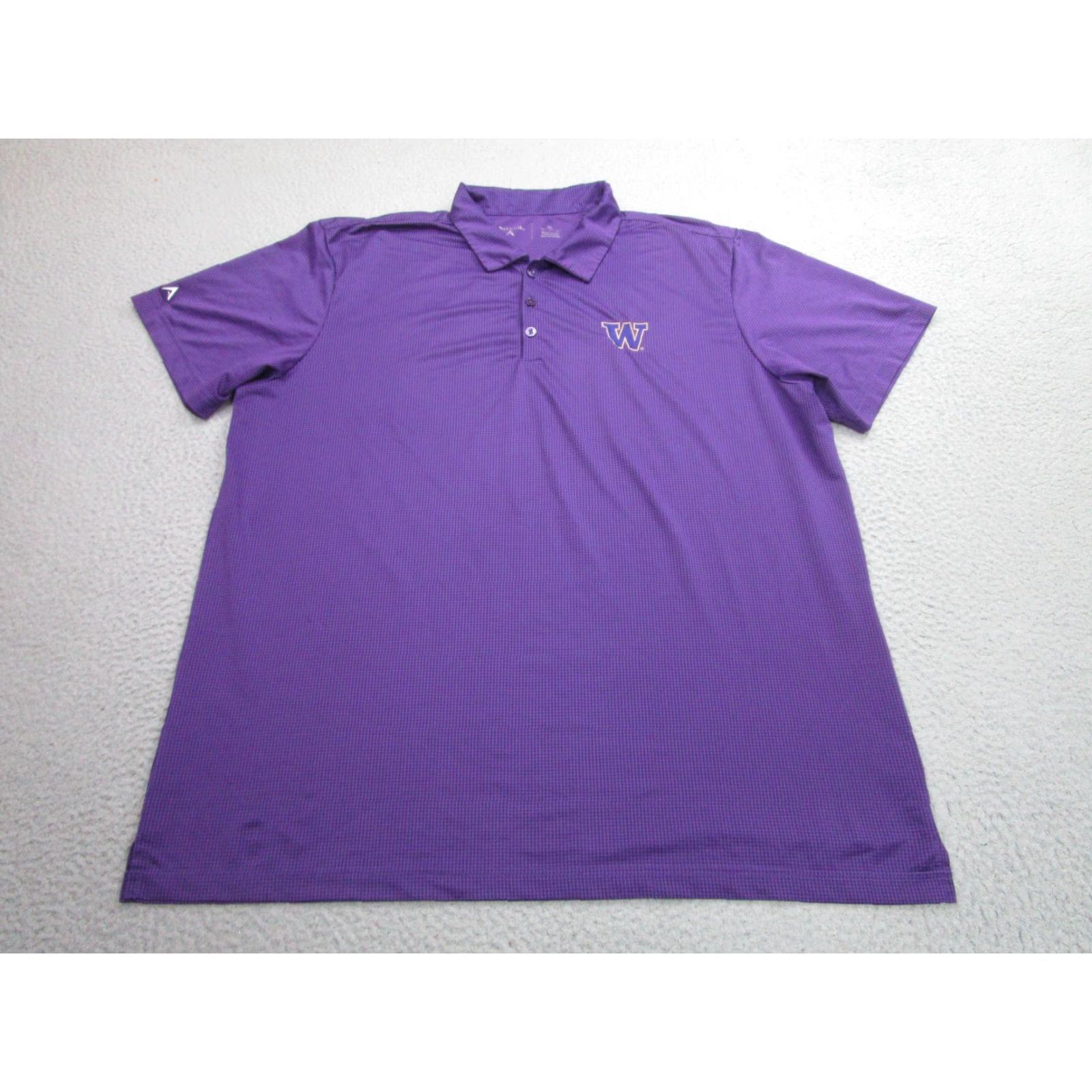 Vintage Washington Huskies Polo Shirt Antigua Performance NCAA W Patch Mens XL Size US XL / EU 56 / 4 - 2 Thumbnail