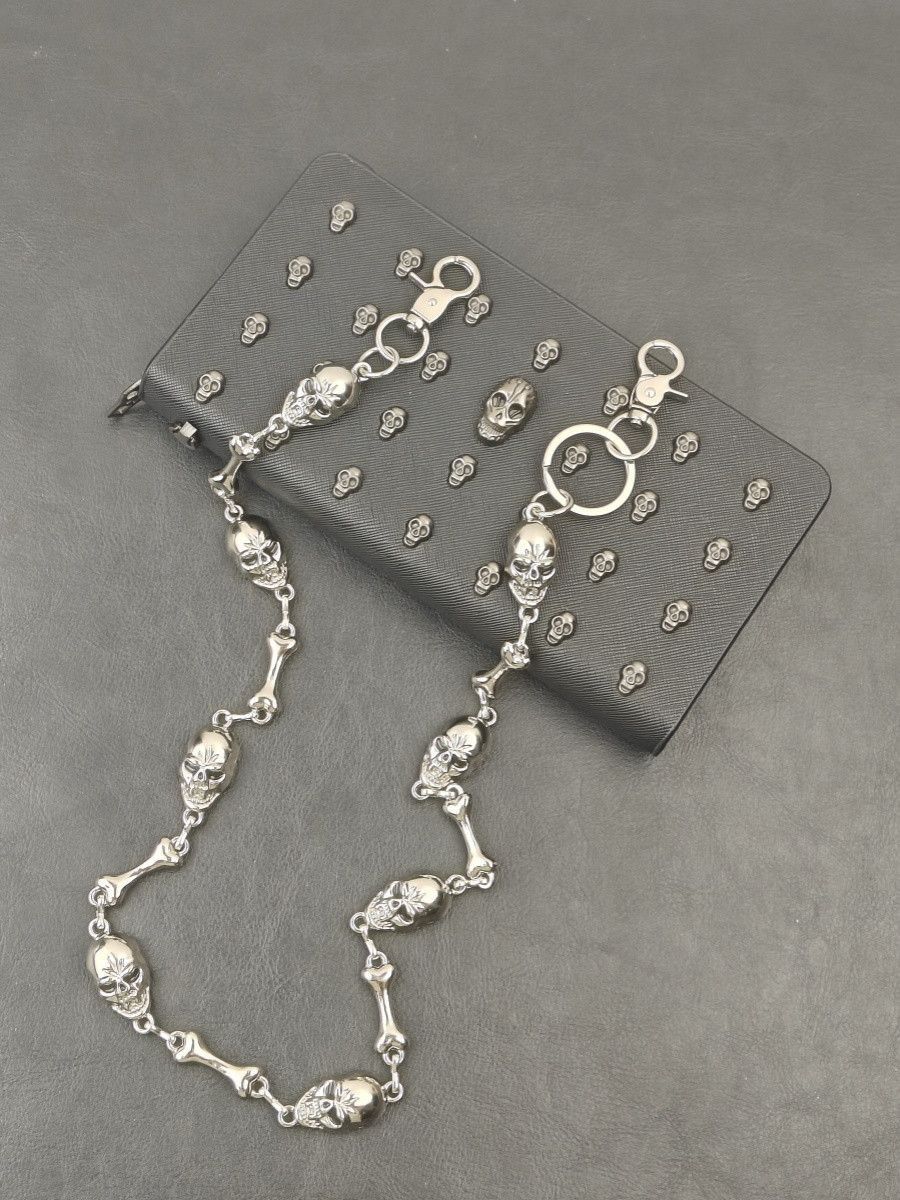 Jewelry Skull Wallet chain Size ONE SIZE - 7 Thumbnail