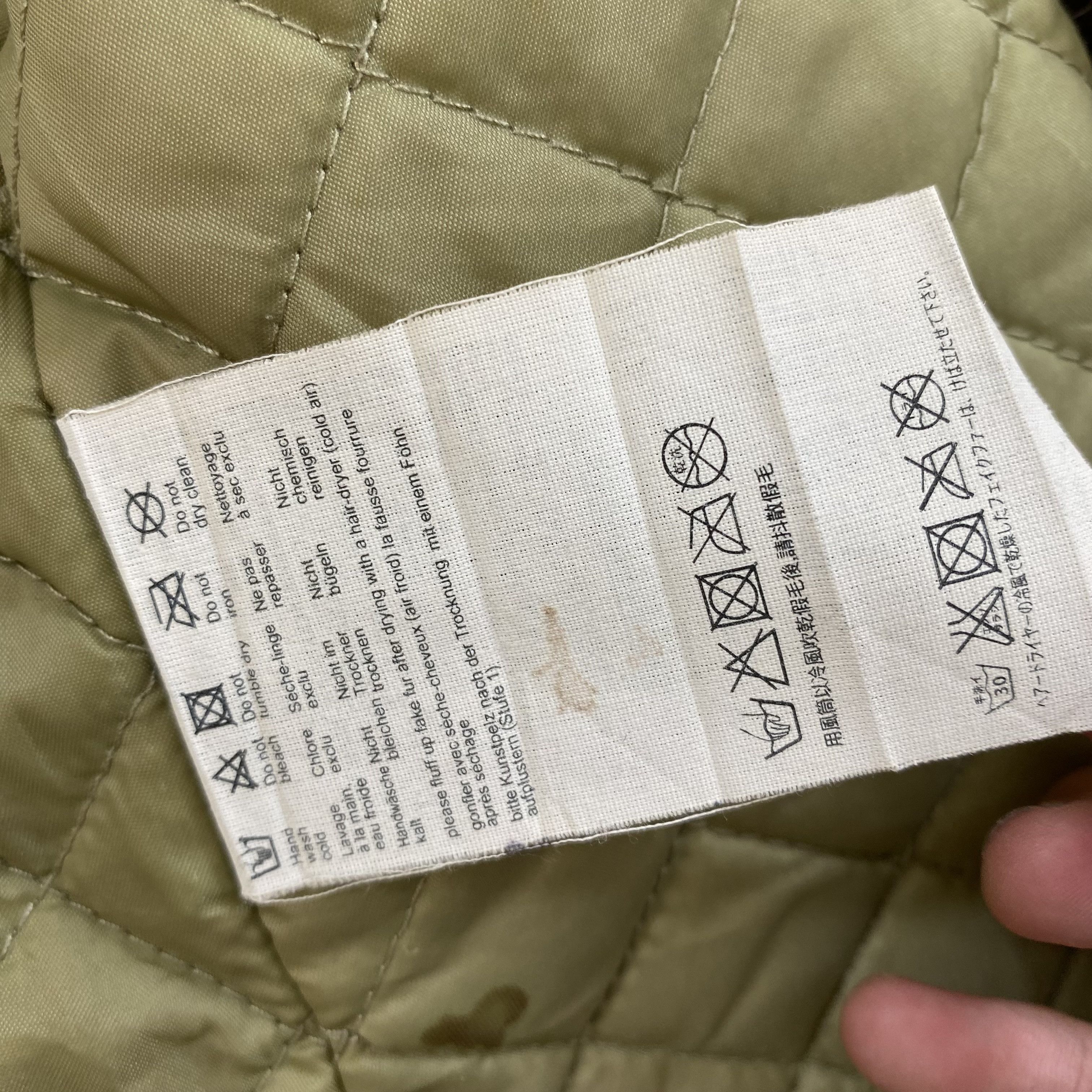Vintage VINTAGE ESPRIT Y2K Green Faux Fur Hooded Parka Jacket-J649 Size US XS / EU 42 / 0 - 15 Thumbnail