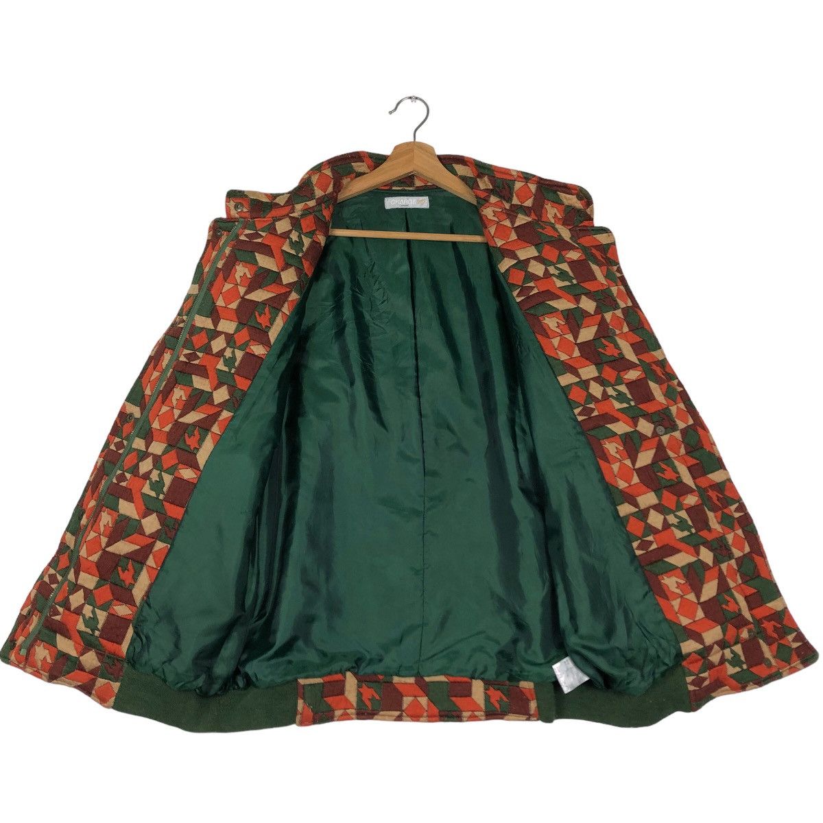 Japanese Brand 🔥90’s Bomber Jacket Quilted Tartan Design Charger Japan Size US M / EU 48-50 / 2 - 11 Thumbnail