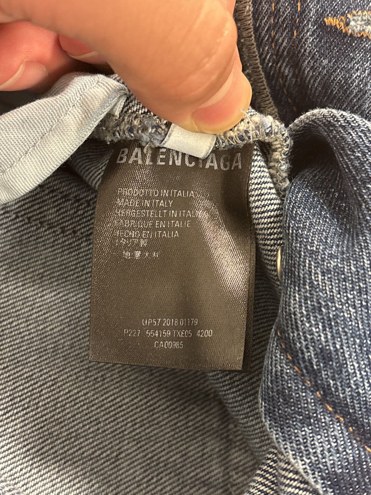 Balenciaga Balenciaga Mens Blue Jeans Fall 18 Size US 32 / EU 48 - 5 Thumbnail