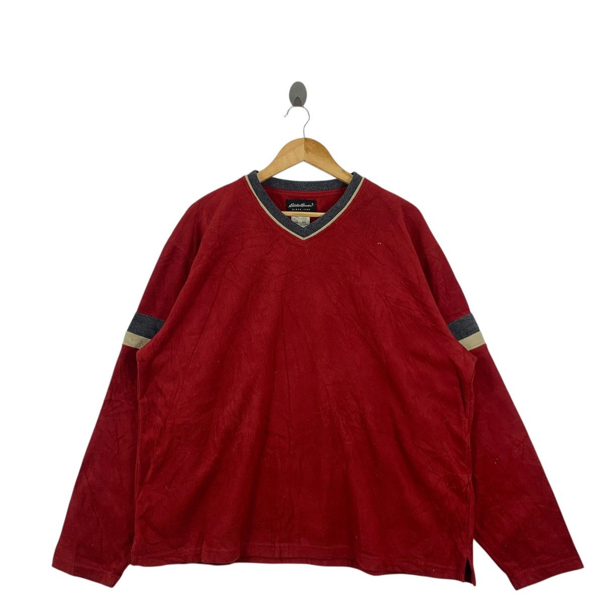 Eddie Bauer Vintage EDDIE BAUER USA Minimalist Baggy Fleece Sweater Size XL / US 12-14 / IT 48-50 - 4 Thumbnail