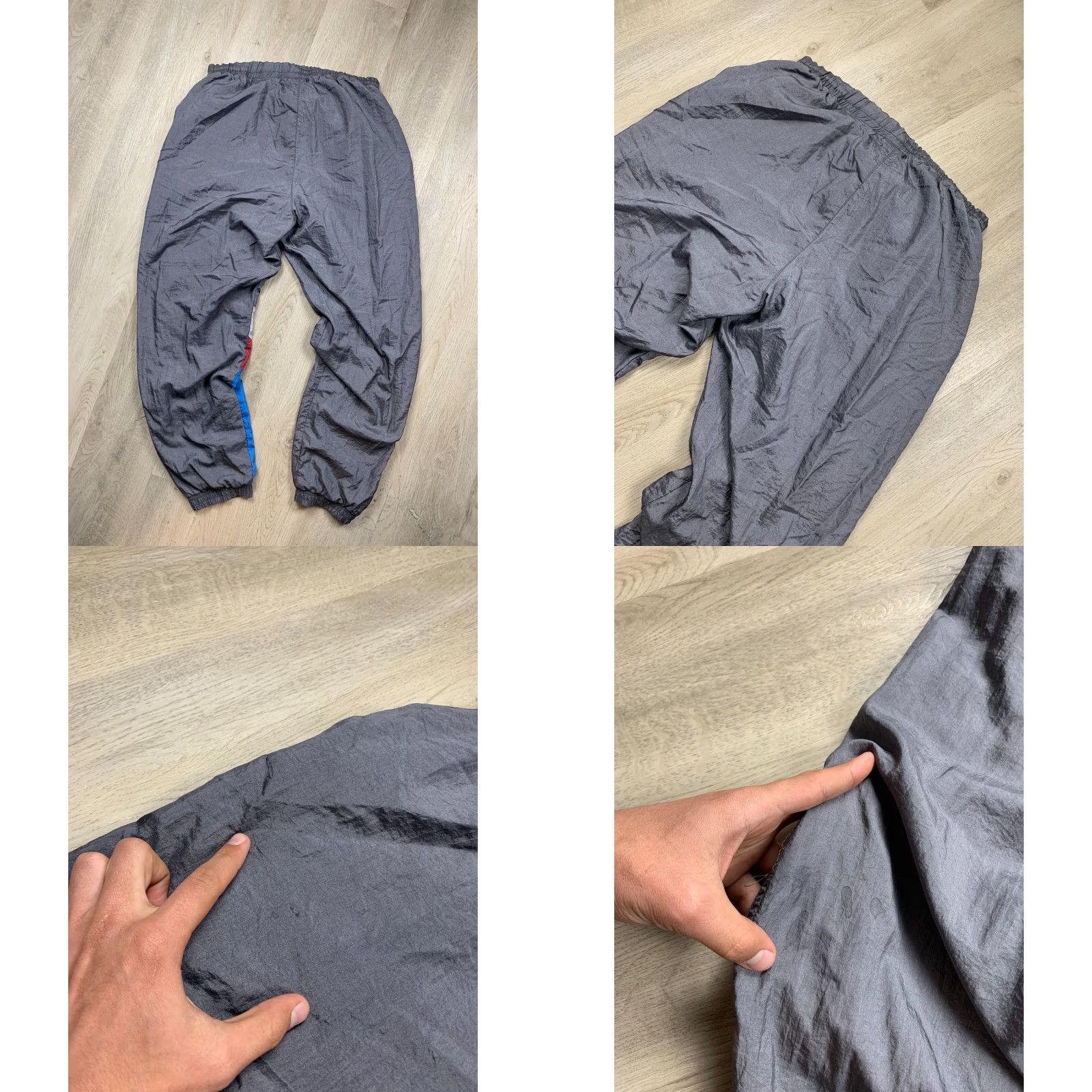 Le Coq Sportif Le Coq Sportif Track Jacket Track Pants 90s Vintage Mens Nylon Tracksuit L Blue Mens Size 42R - 10 Thumbnail