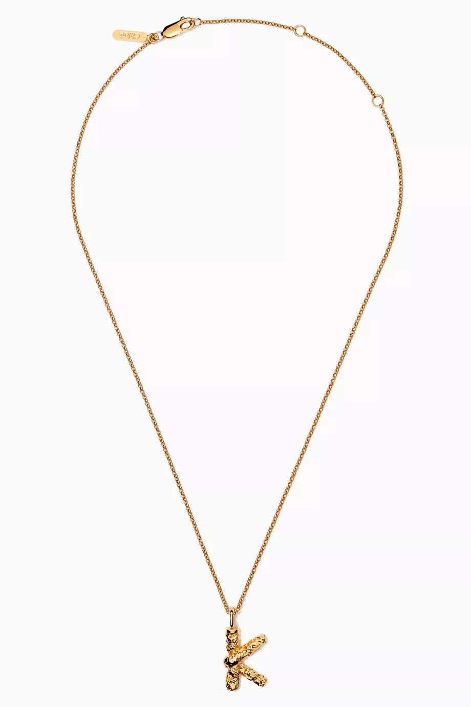 Chloe o1loc1c0425 Size: OS / Alphabet Necklace in Gold Size ONE SIZE - 3 Thumbnail
