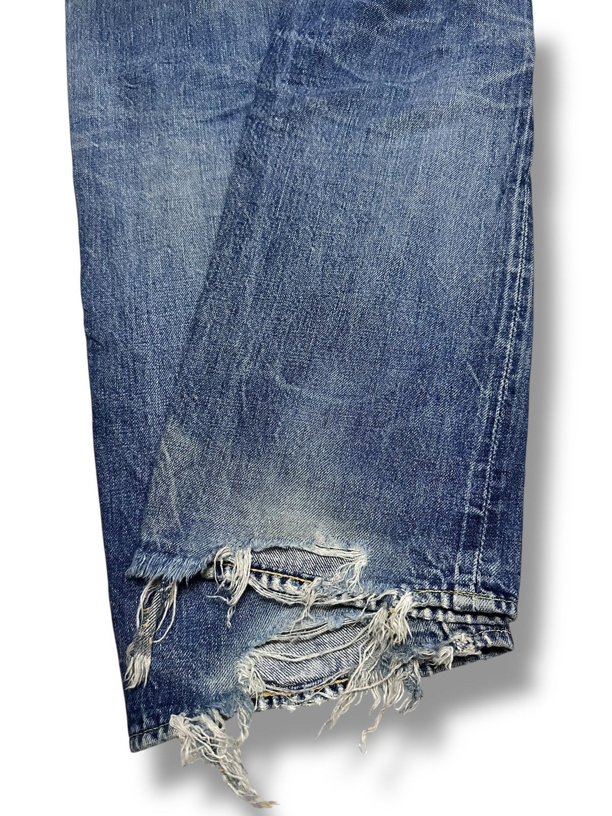 Skull Jeans by an Alchemist Rare SKULL Jeans By An Alchemist Selvedged 5002xx Distressed Size US 28 / EU 44 - 13 Thumbnail