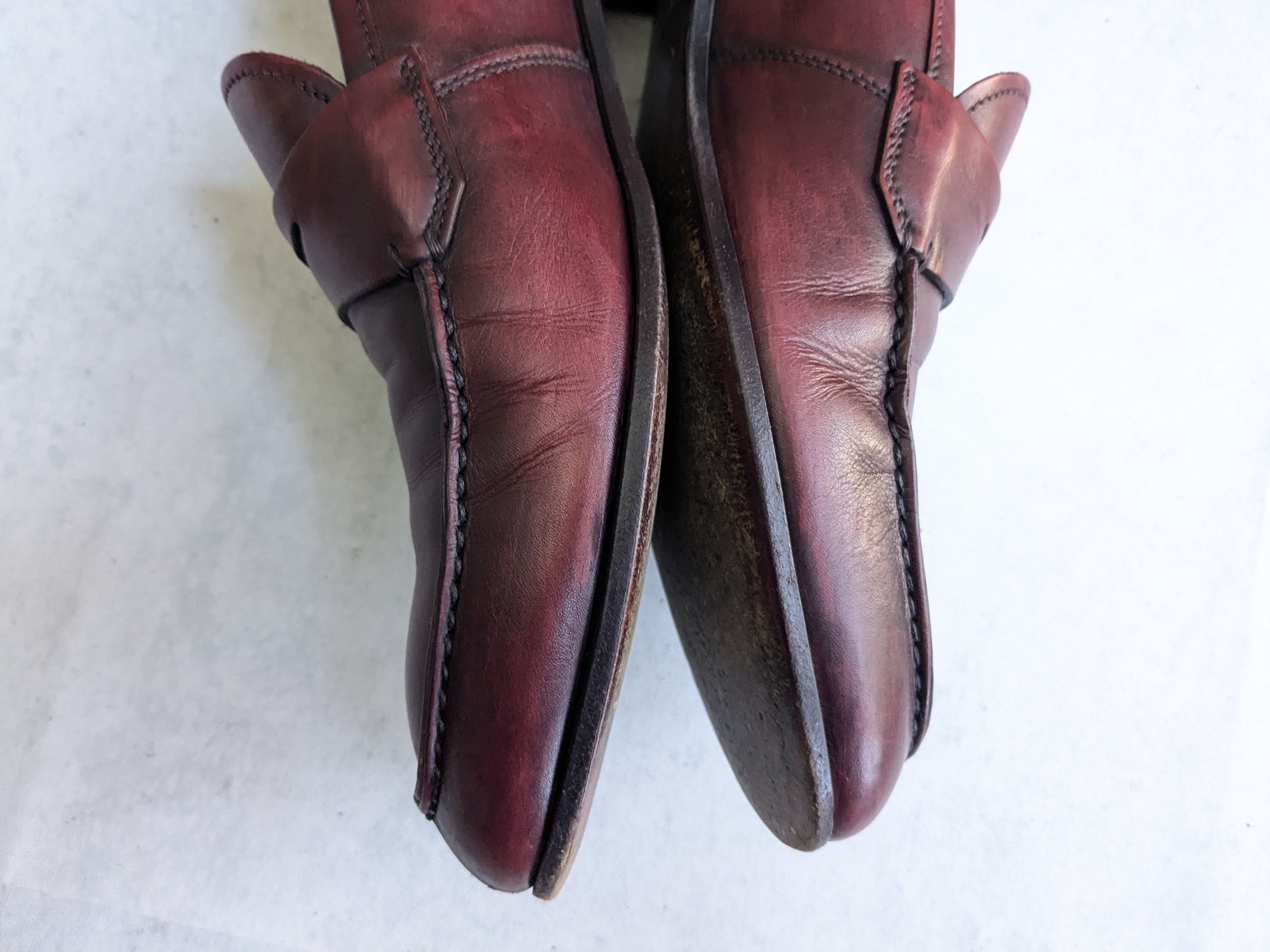 Prada Prada Loafers Red Leather US 10 Slip Ons Size US 10 / EU 43 - 9 Thumbnail