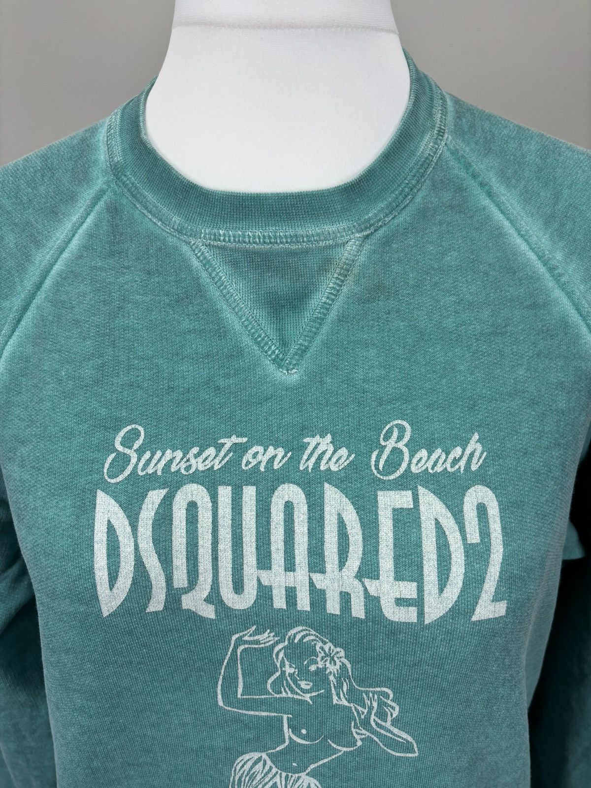 Dsquared2 Womens sweatshirt Dsquared2 Size XXS/XS Color Turquoise Size XXS / US 00 / IT 34 - 3 Thumbnail