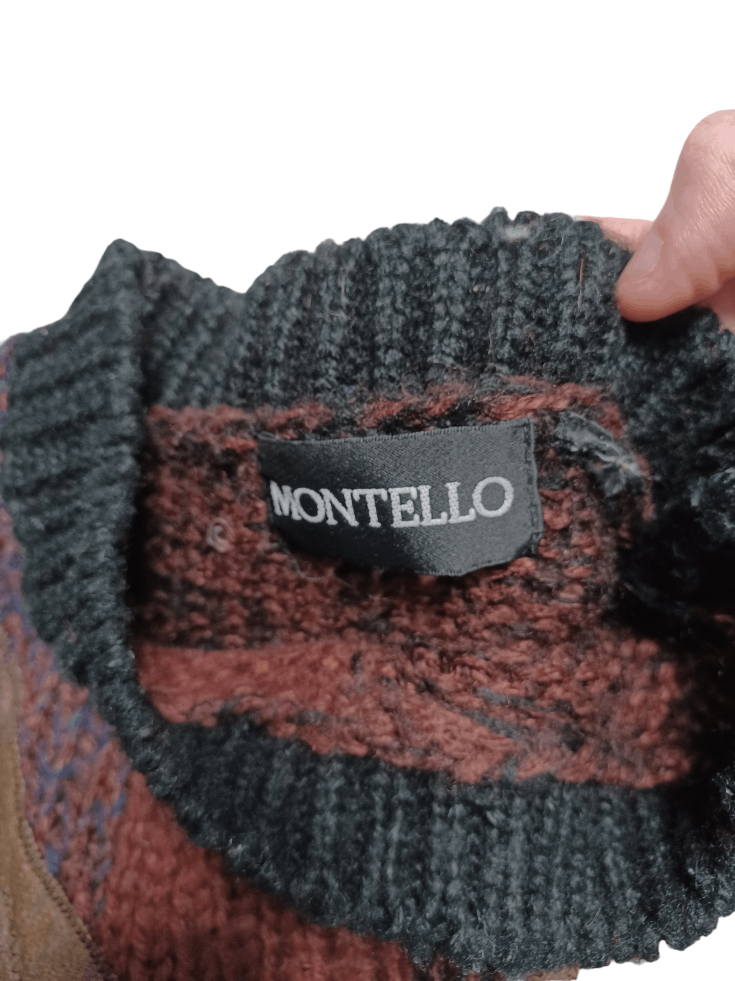 Other FANTASTIC 90S MONTELLO BIG LEATHER EAGLE OVERSIZED SWEATER Size US M / EU 48-50 / 2 - 4 Thumbnail