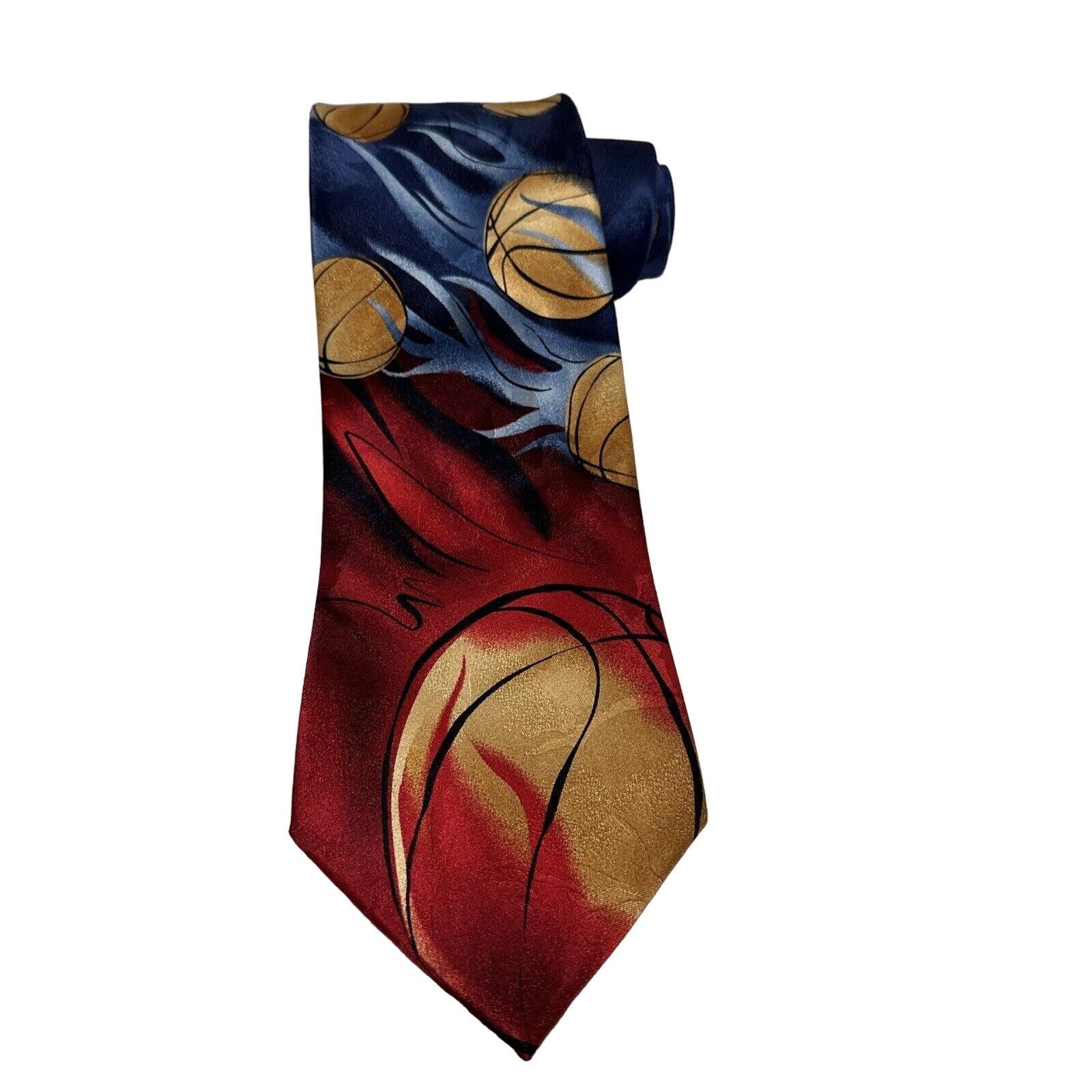 Other J. GARCIA Mens Silk NeckTie Collection FiftyThree Basketball Size ONE SIZE - 3 Thumbnail