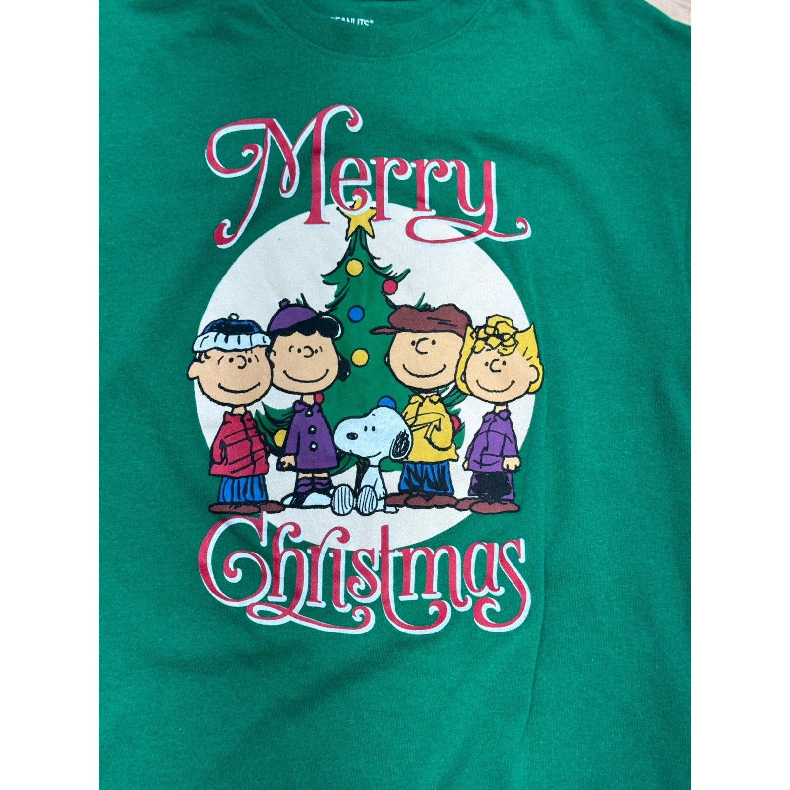 Peanuts Peanuts Charlie Brown Adults M Green Shirt Christmas Shirt Size US M / EU 48-50 / 2 - 2 Thumbnail