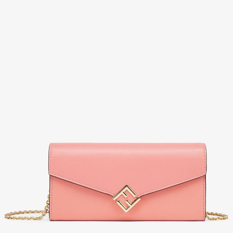o1s1wg111225 Size:OS/FF Continental With Chain in Pink