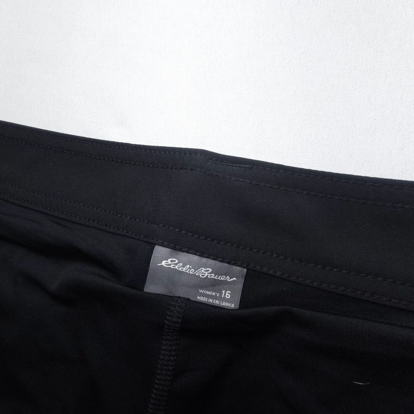 Eddie Bauer Eddie Bauer Womens Adventurer 2.0 Skort Size 16 Black Lined Hiking Skirt Shorts Size 38" / US 16 / IT 52 - 3 Thumbnail
