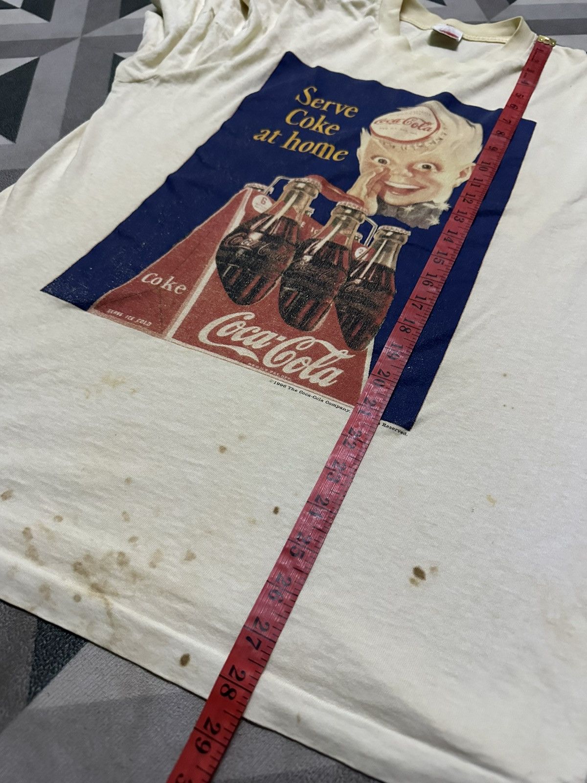 Coca Cola Vintage 1996 Coca cola tshirt Size US L / EU 52-54 / 3 - 7 Thumbnail