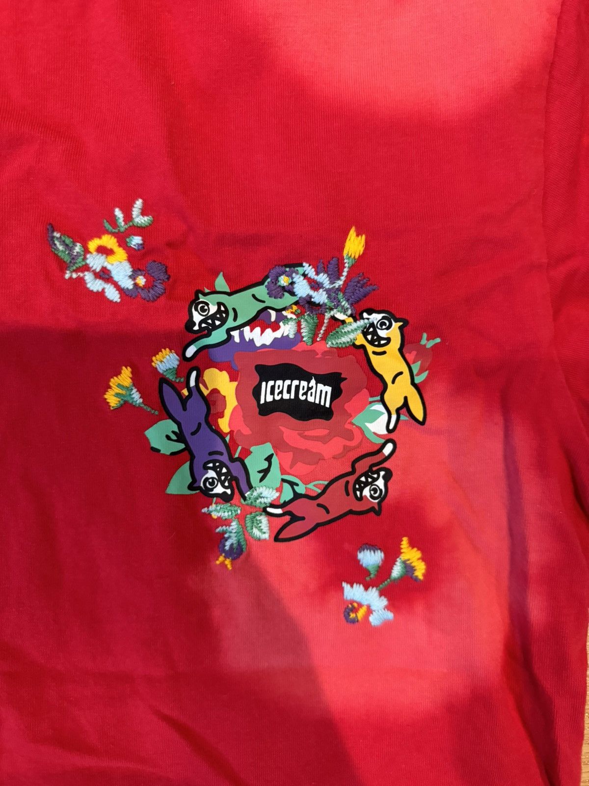 Icecream Ice cream embroidered tie dye shirt Size US S / EU 44-46 / 1 - 3 Thumbnail