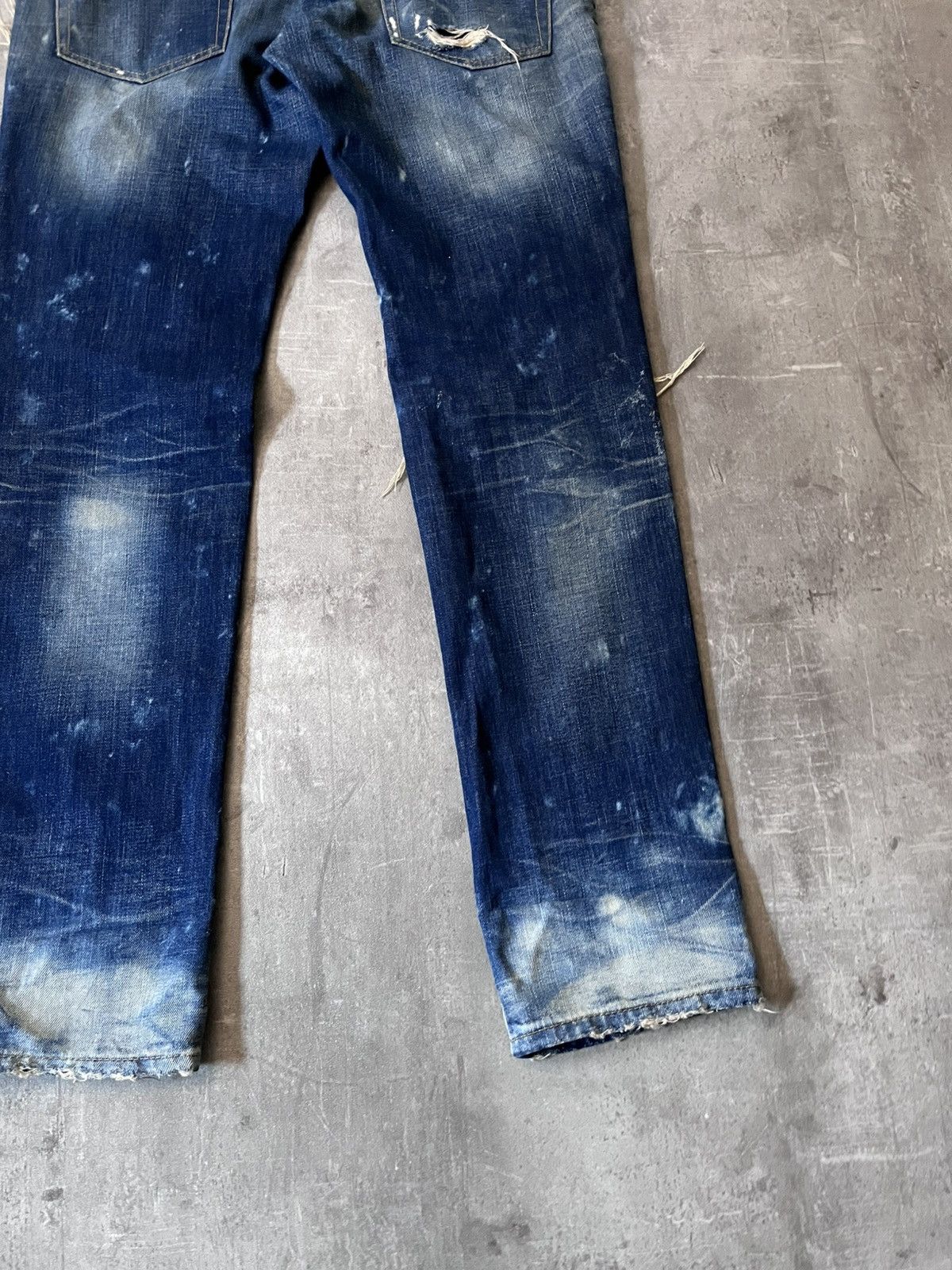 Dsquared2 Dsquared2 S/S 2010 Runway jeans distressed navy blue Size US 34 / EU 50 - 12 Thumbnail