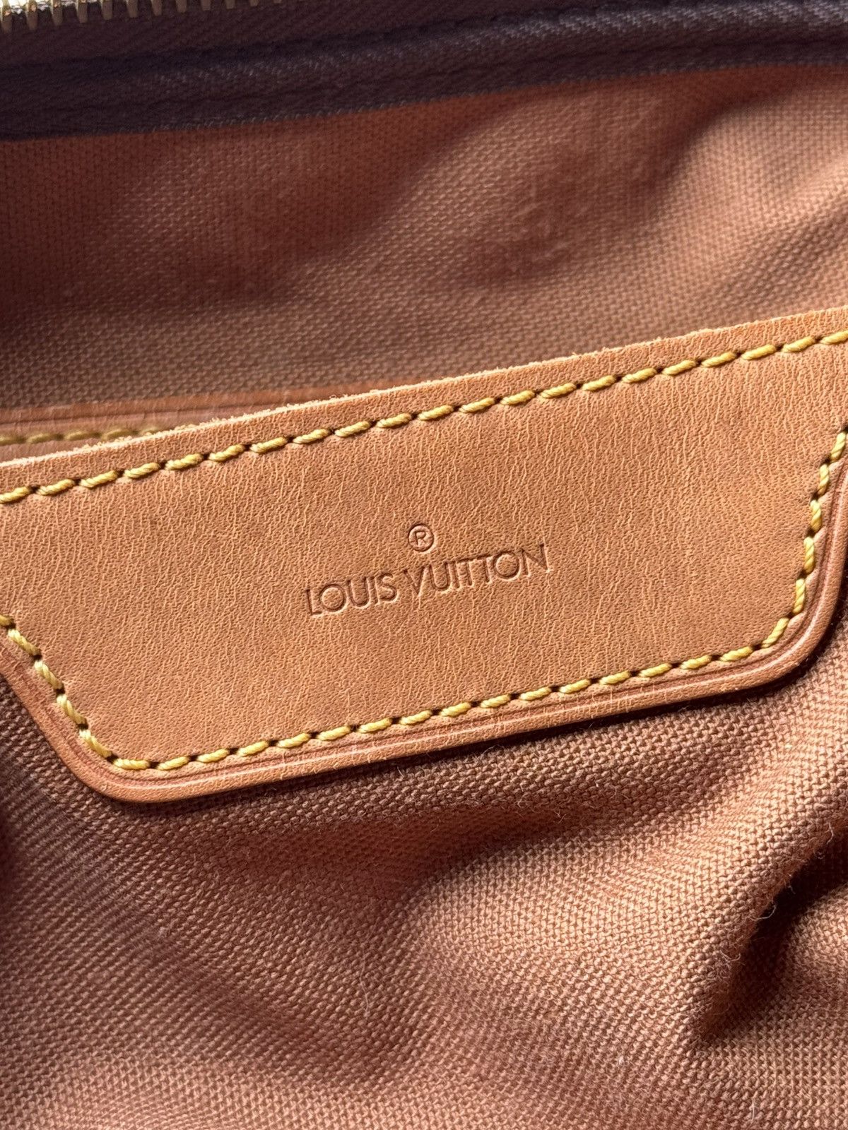 Louis Vuitton Louis Vuitton Monogram Flannery 45 Tote Bag Brown Size ONE SIZE - 15 Thumbnail