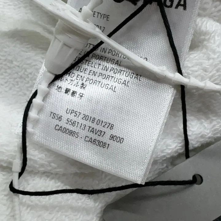Balenciaga Balenciaga Balenciaga White Hooded Long Sleeve Sweatshirt Size US L / EU 52-54 / 3 - 5 Thumbnail