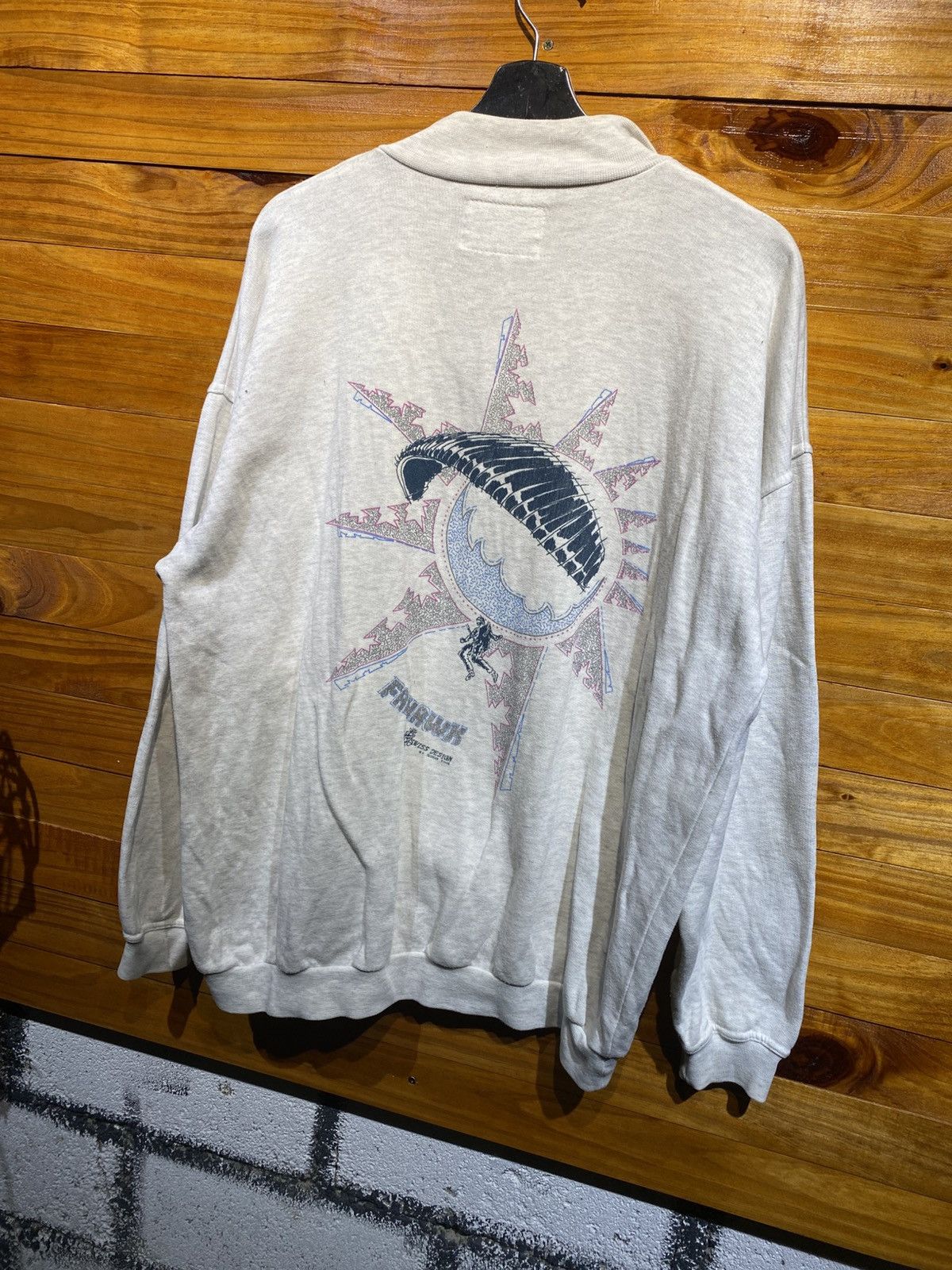 Vintage Vintage Switcher Paragliding Quarter-Zip Sweatshirt Swiss Size US L / EU 52-54 / 3 - 4 Thumbnail