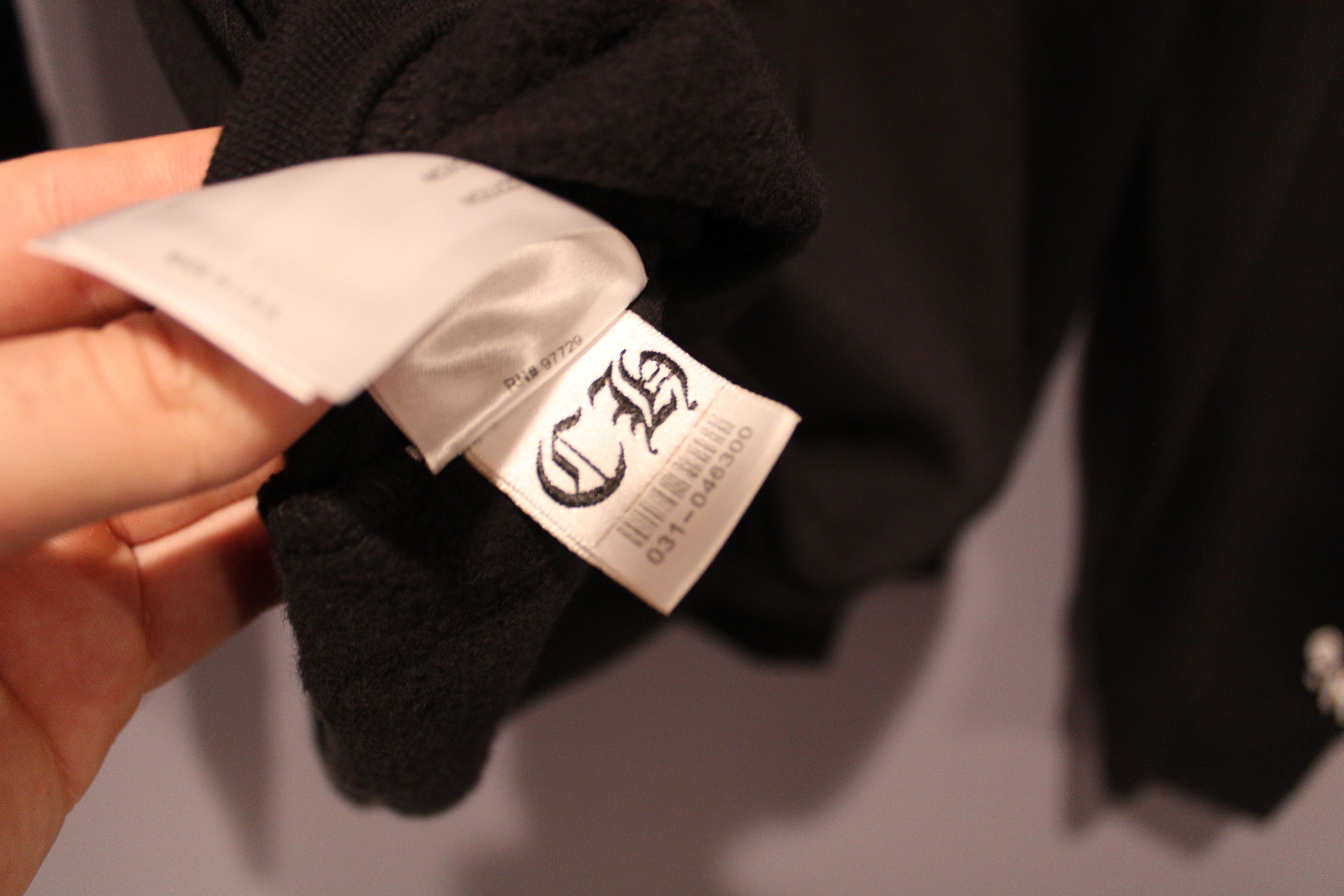 Chrome Hearts CHROME HEARTS 1998 VERTICAL LOGO ONLINE HOODIE Size US L / EU 52-54 / 3 - 3 Thumbnail