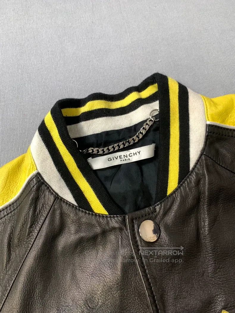 Givenchy Givenchy Patchwork Embroidered Lamb Leather Training Jacke Size US S / EU 44-46 / 1 - 5 Thumbnail