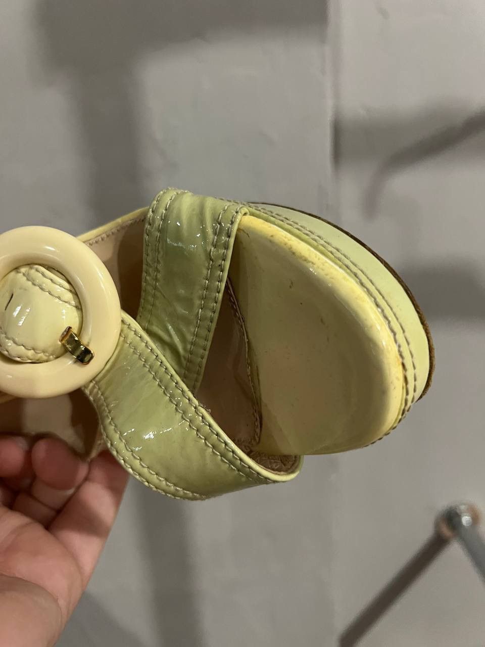 Prada PRADA SANDALS PATERN LEATHER WOMEN VINTAGE HEELS SIZE 35 Size US 5 / IT 35 - 19 Thumbnail
