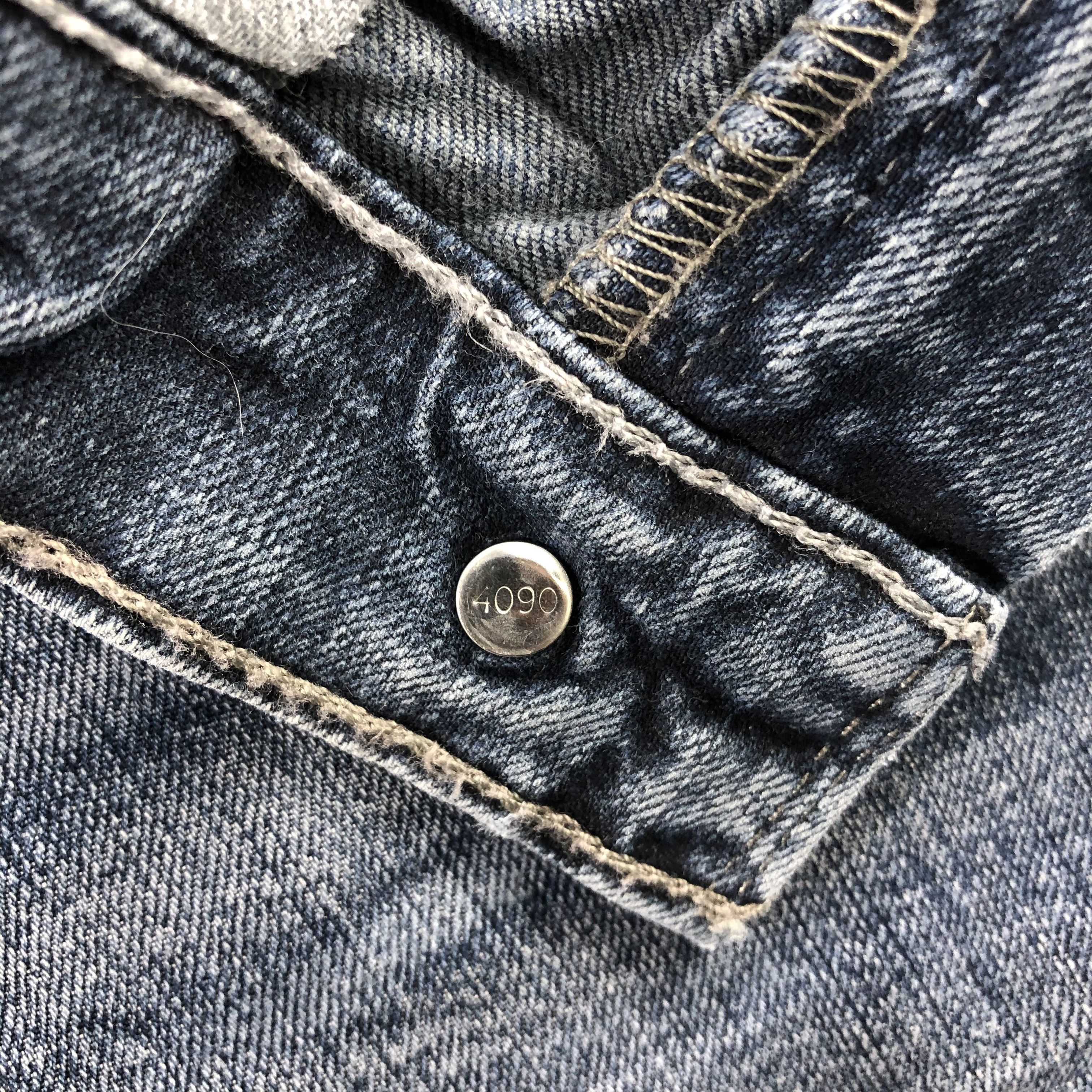 Levi's Vintage Levi's 505 Jeans Distress Faded Blue Denim KJ1027 Size US 32 / EU 48 - 12 Thumbnail