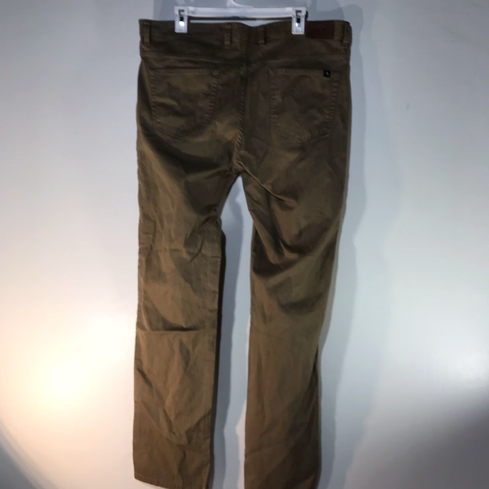 Vintage Fish Hippie Men's Tan Pima Cotton Chino Pants Size 38x34 Casual Travel Workwear Size US 38 / EU 54 - 4 Thumbnail