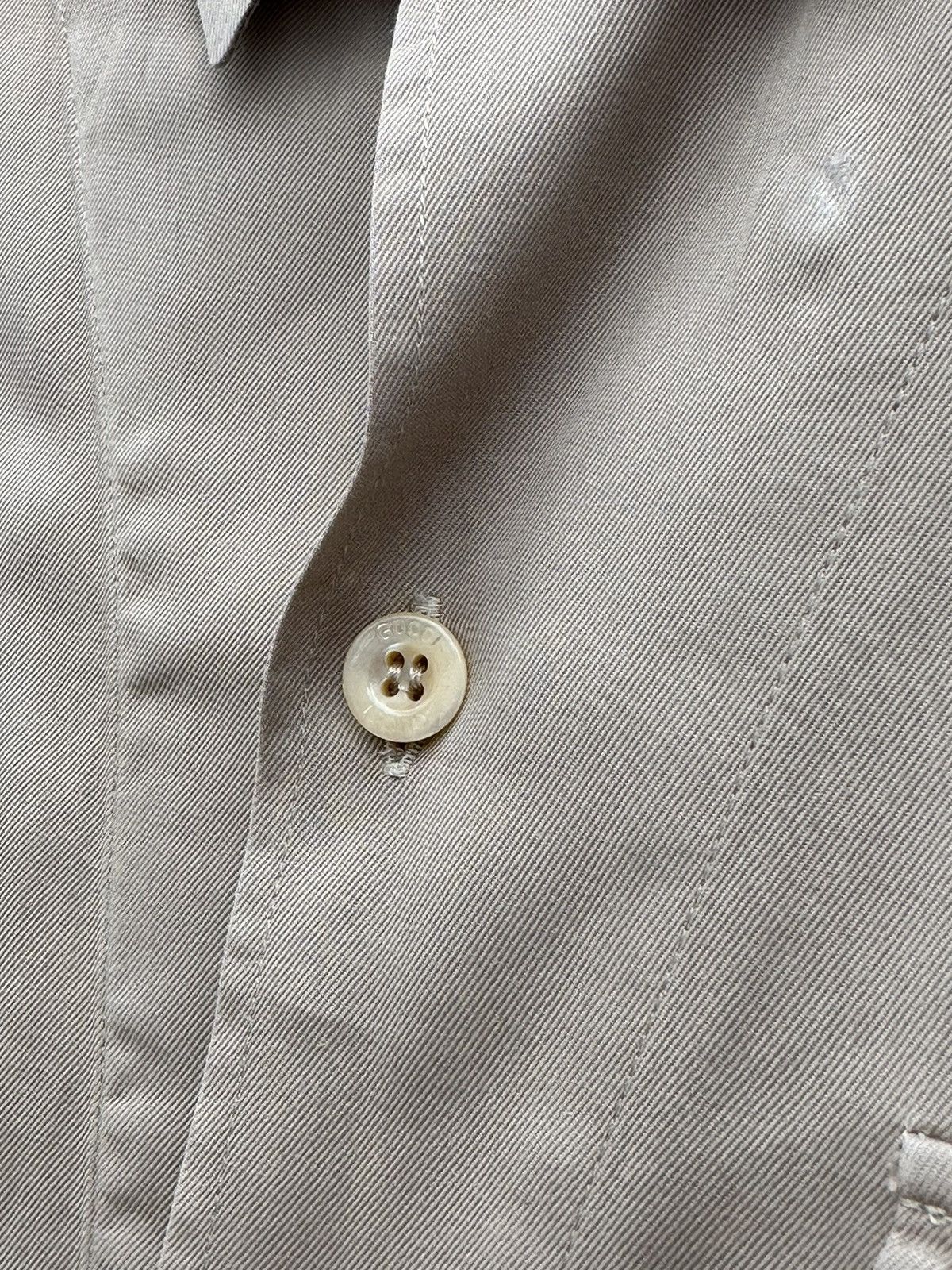 Gucci GUCCI Long Sleeve Shirt Slim Fit Size US L / EU 52-54 / 3 - 9 Thumbnail